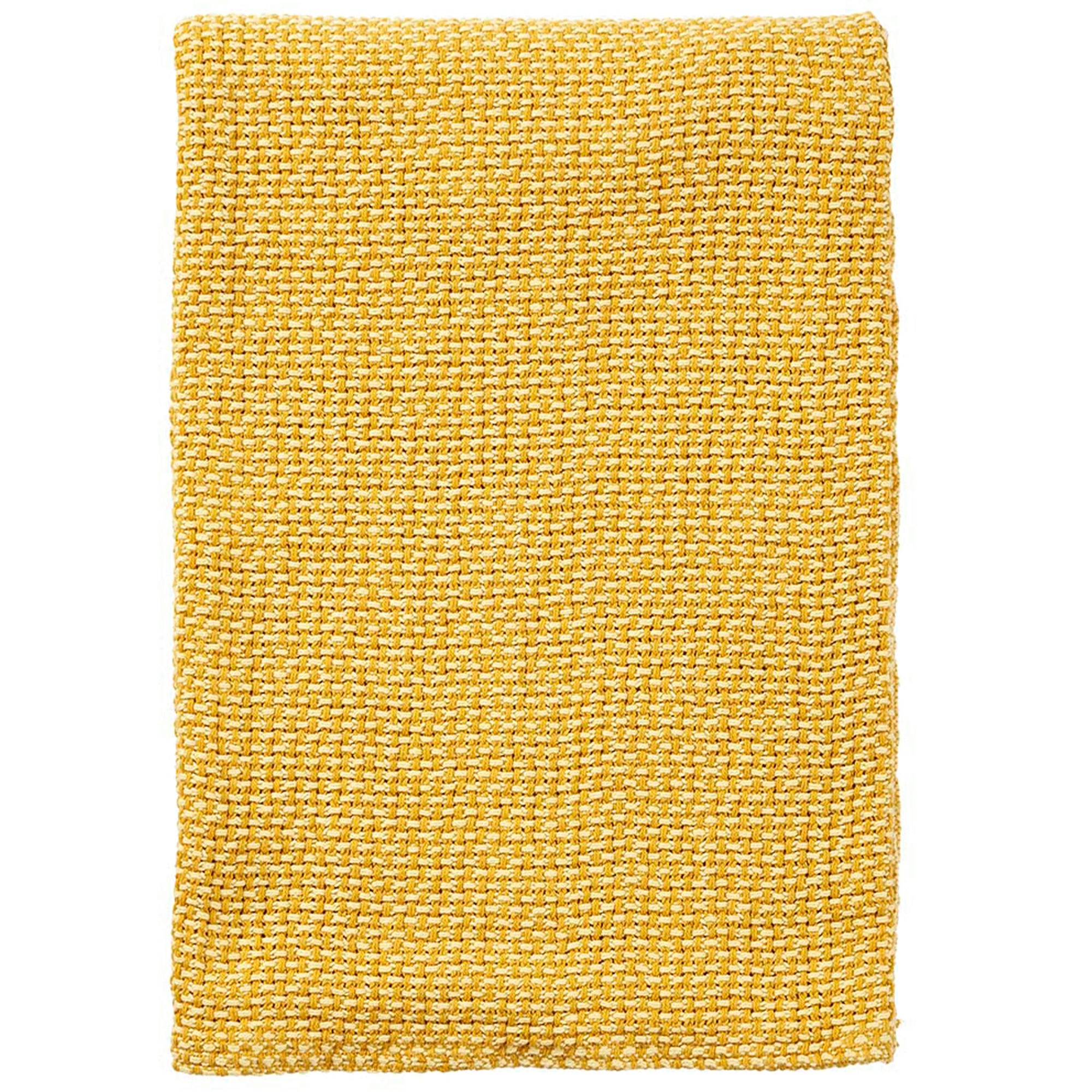 Basket Yellow 130x180cm Organic Cotton Blanket