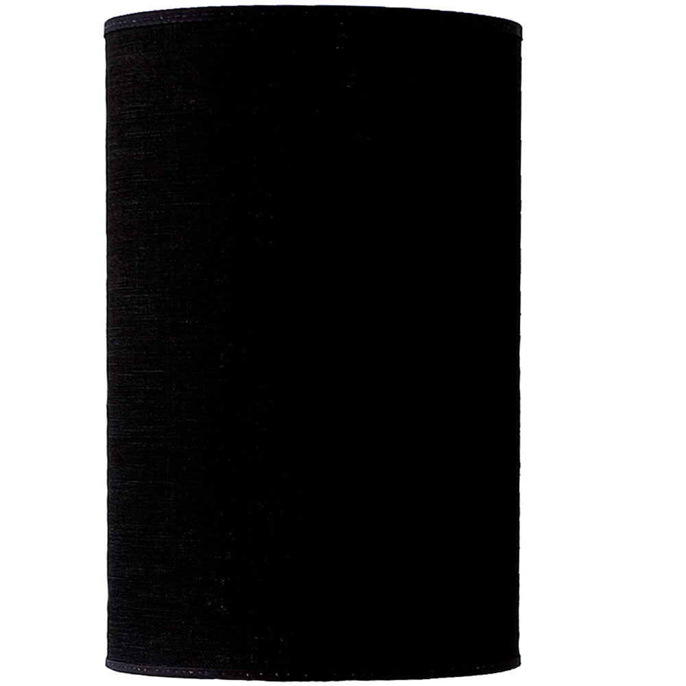 Large Black Cylinder Lampshade