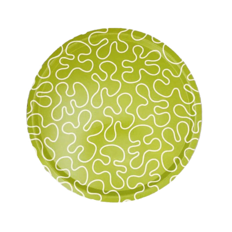 Fidelli Green Birchwood Ø46cm Round Tray