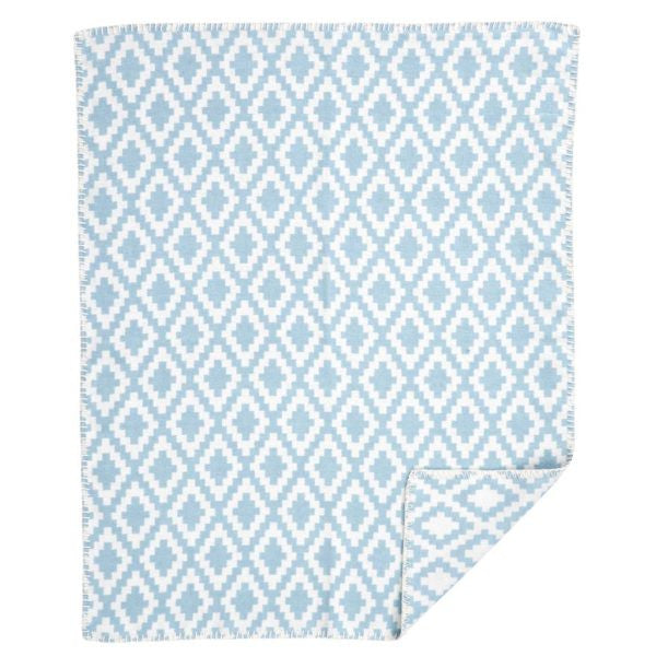 Diamonds Baby Turquoise Blanket