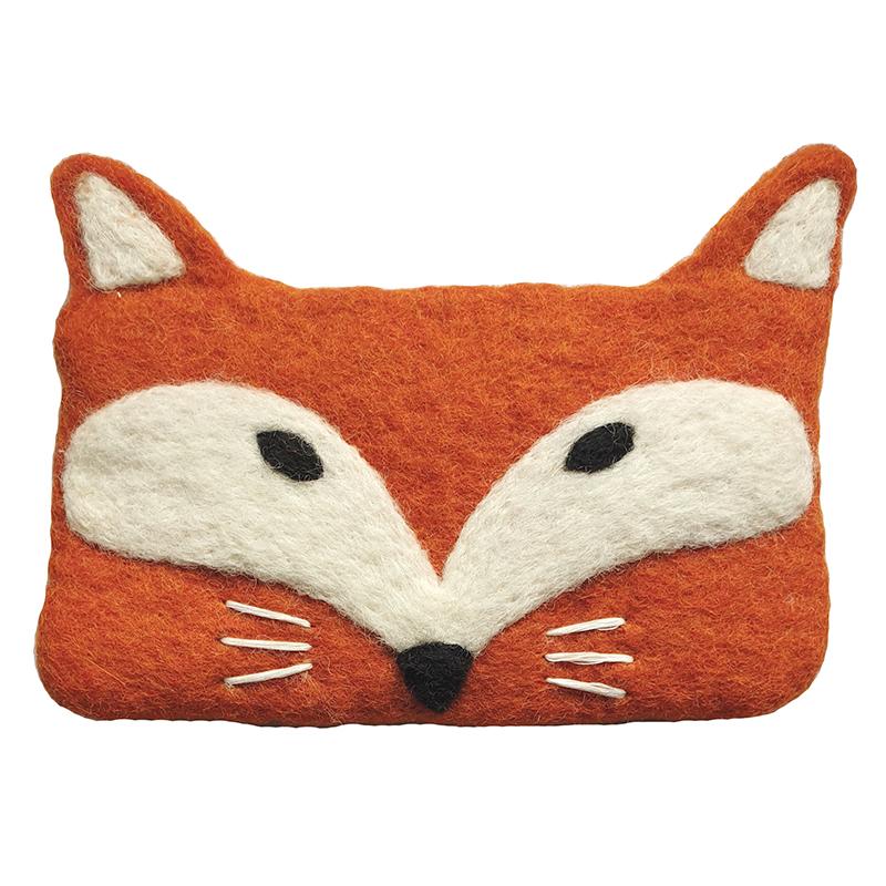 Fox Felt Purse