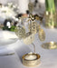 Dandelion Gold Rotary Candle Holder - Northlight Homestore
