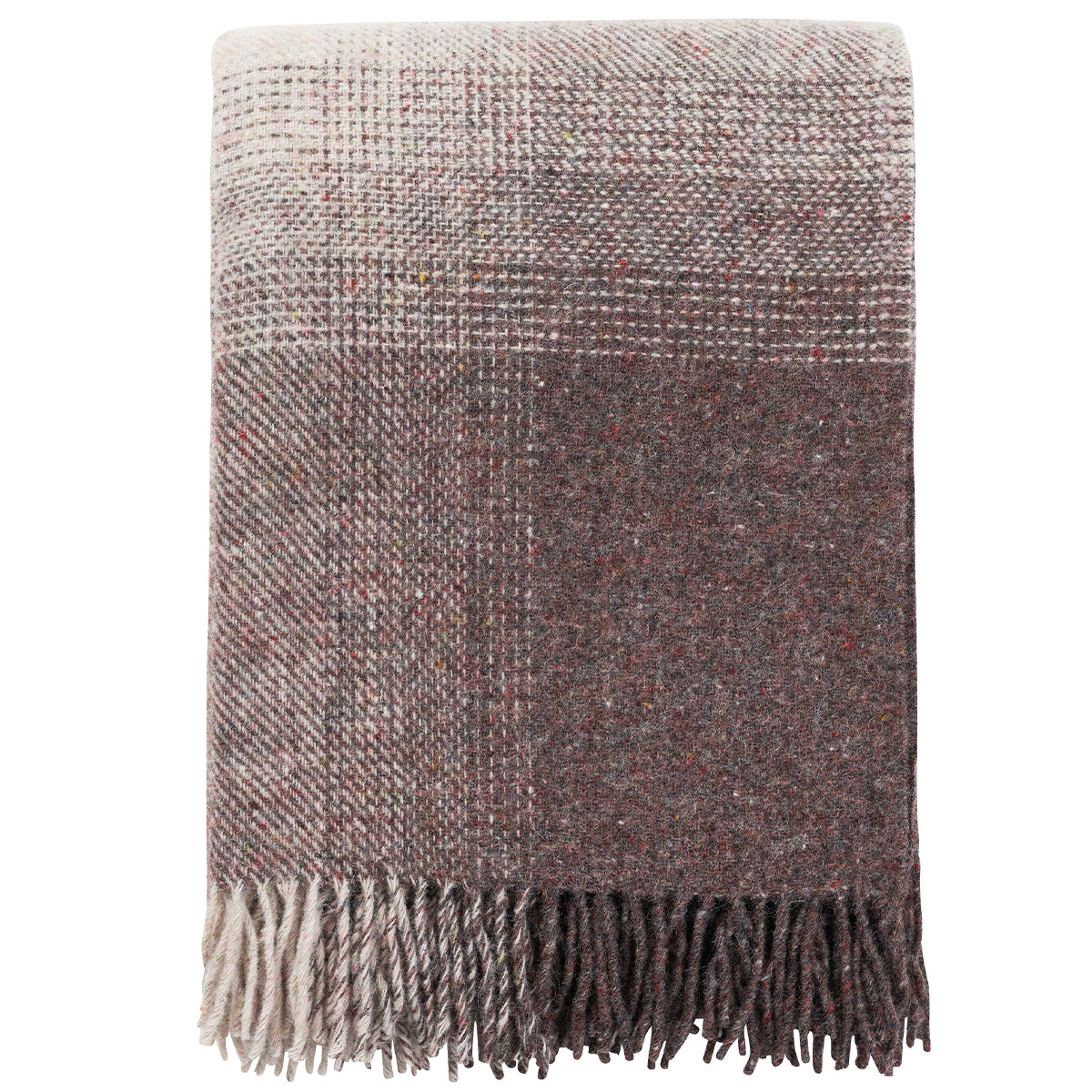 Burst Brown 130x200cm Recycled Wool Throw