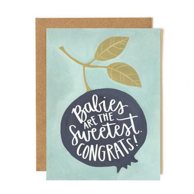 Blueberry Baby Card - Northlight Homestore