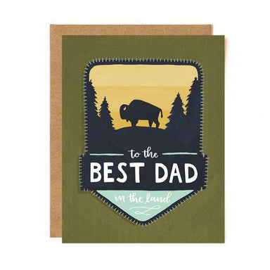 Best Dad Patch Card - Northlight Homestore