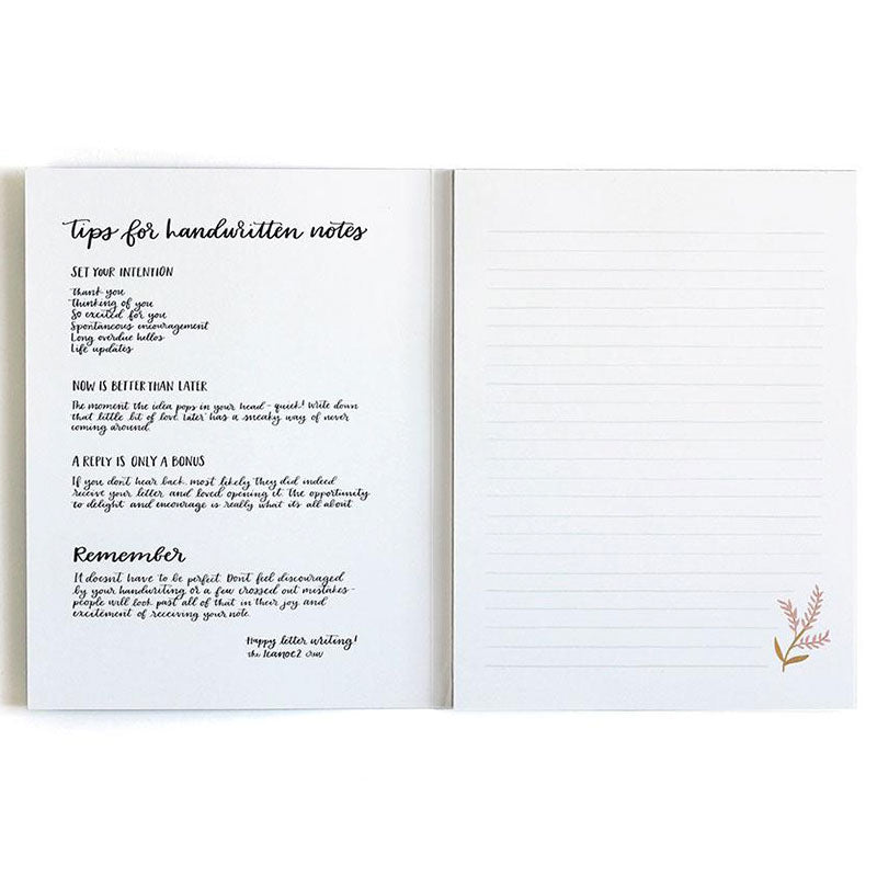 Field Floral Writing Sheets 15cm x 20cm