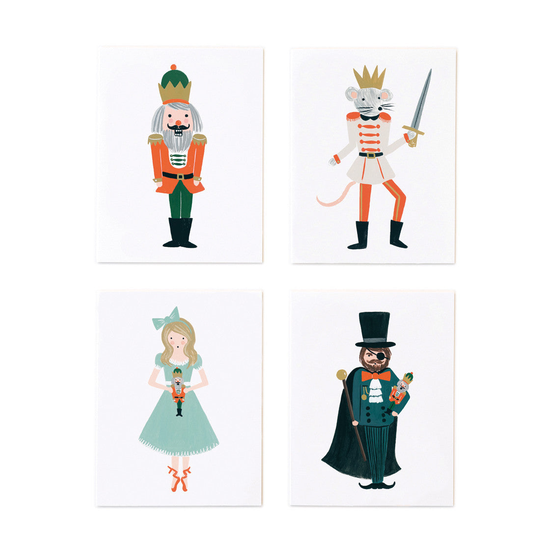 Assorted Nutcracker Set - 8 cards - Northlight Homestore