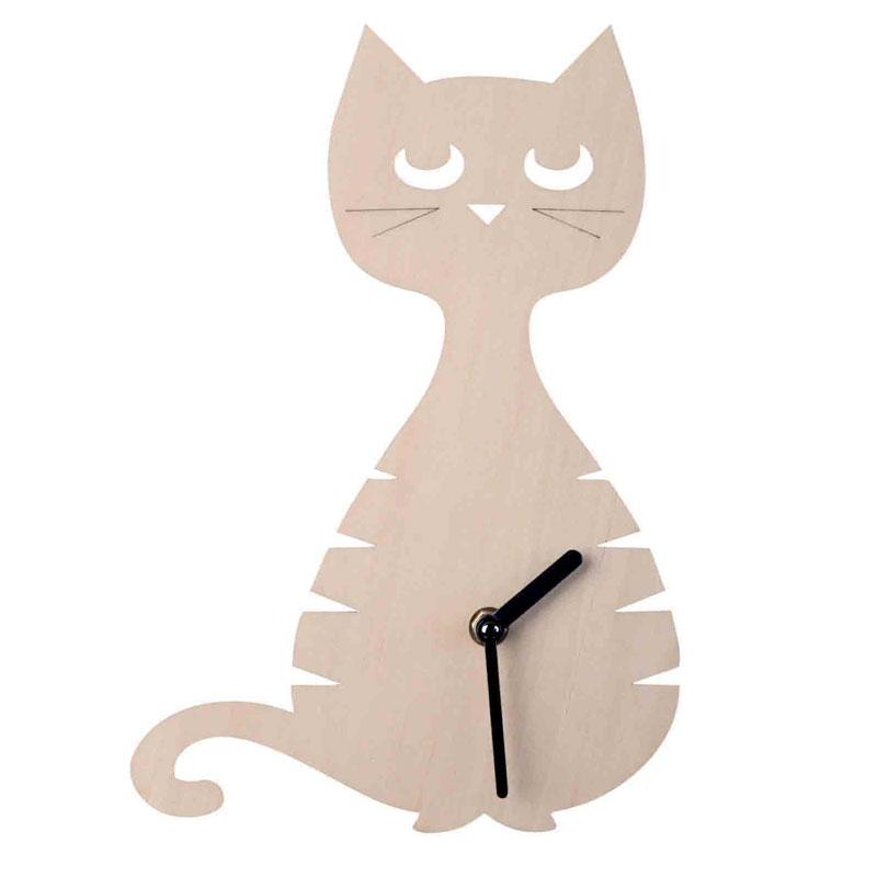 Cat Clock - Northlight Homestore