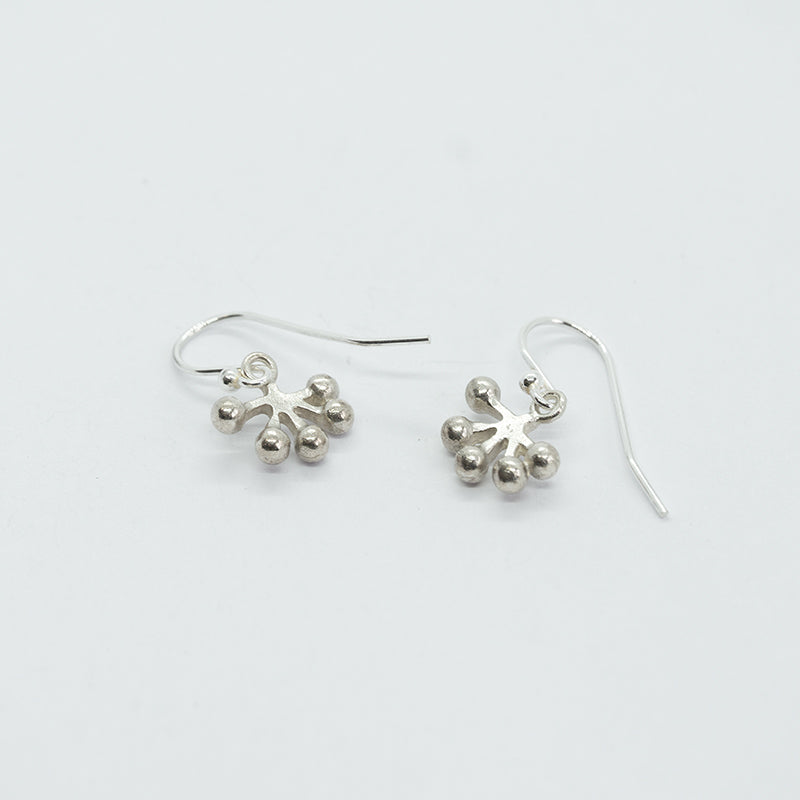 Cluster Silver Earrings