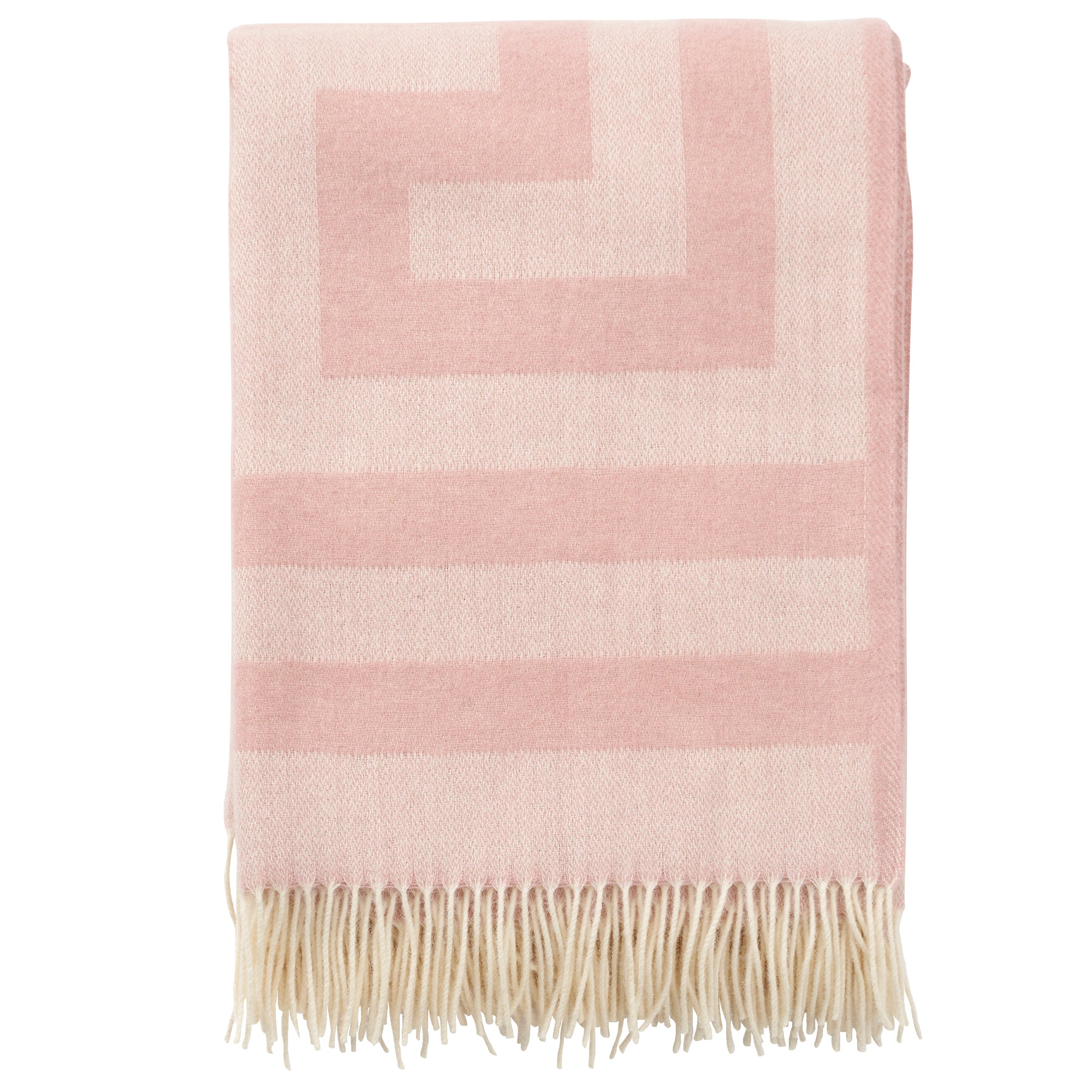 Memphis Misty Rose 130x200cm Premium Wool Throw