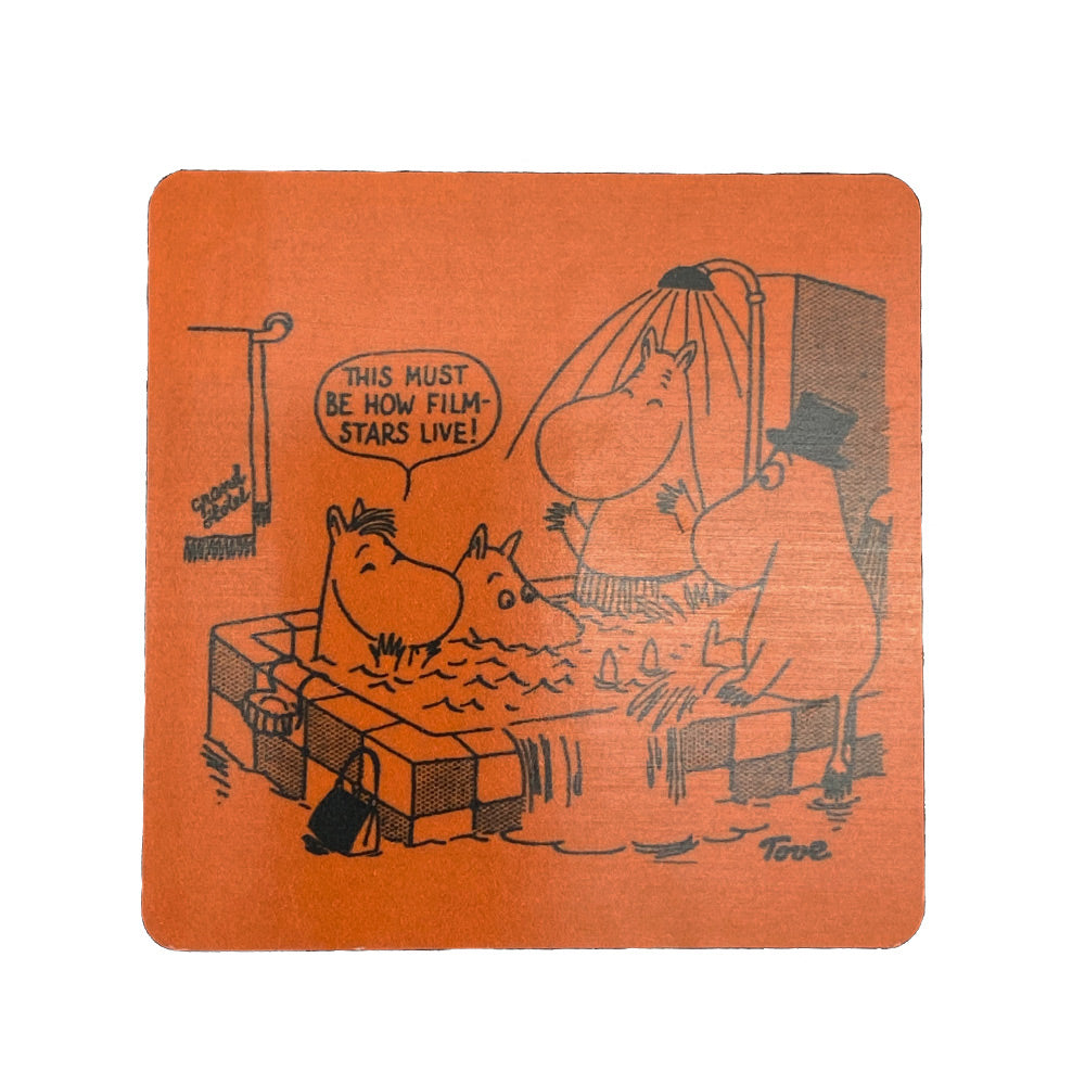 Moomin Film Stars Orange 9x9cm Coaster
