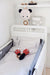 Skummis Children's Crib Bedset White/Grey - Northlight Homestore