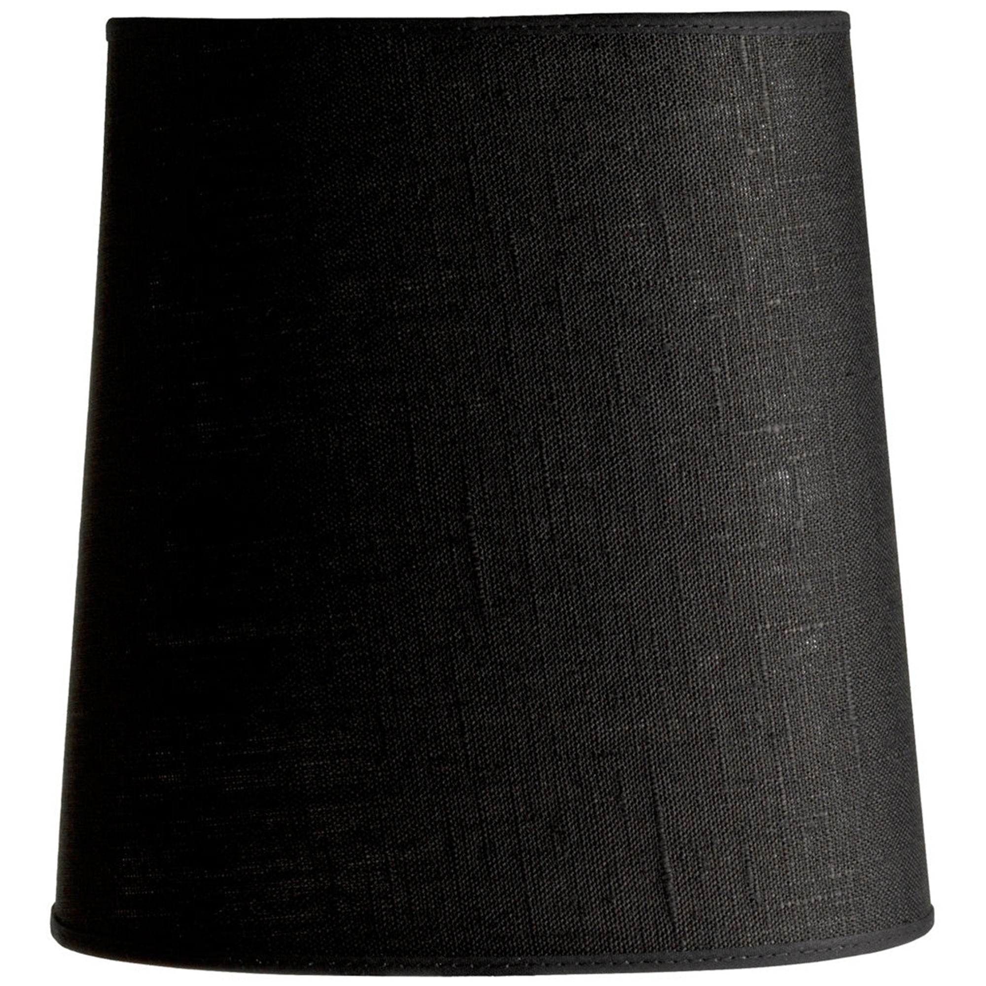 Large Black Oval Lampshade