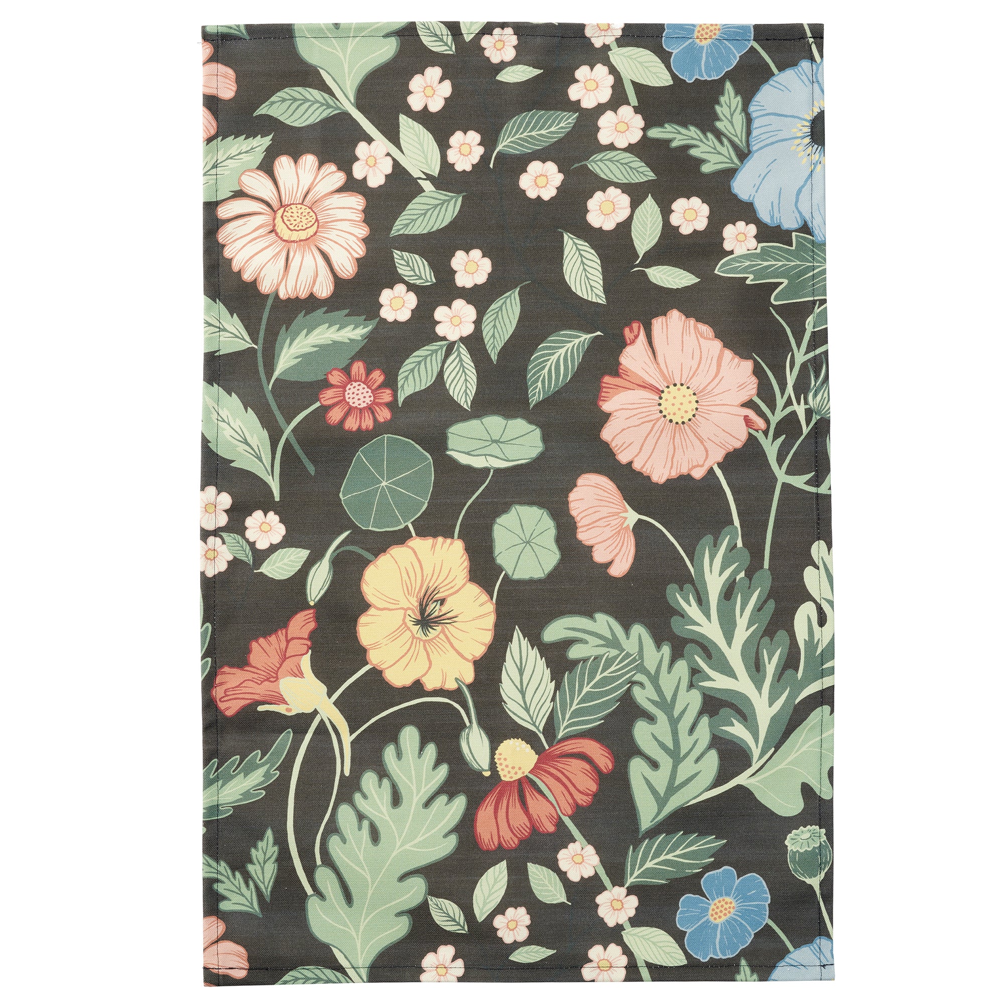 Bloom Asphalt Kitchen Towel