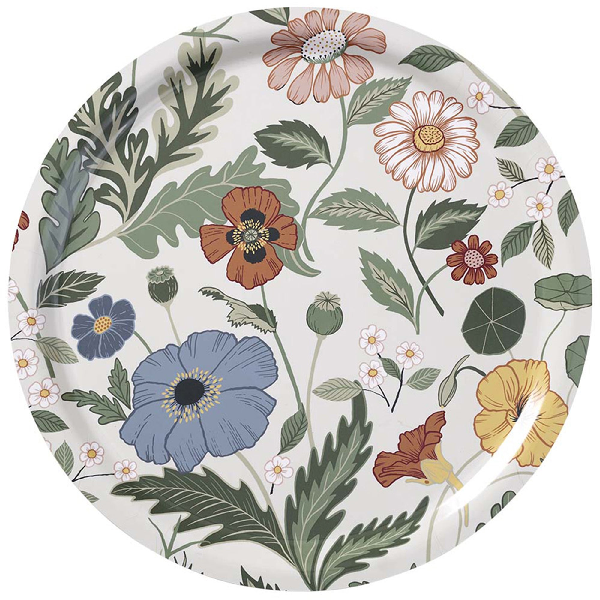 Bloom Creme Ø49 cm Round Tray