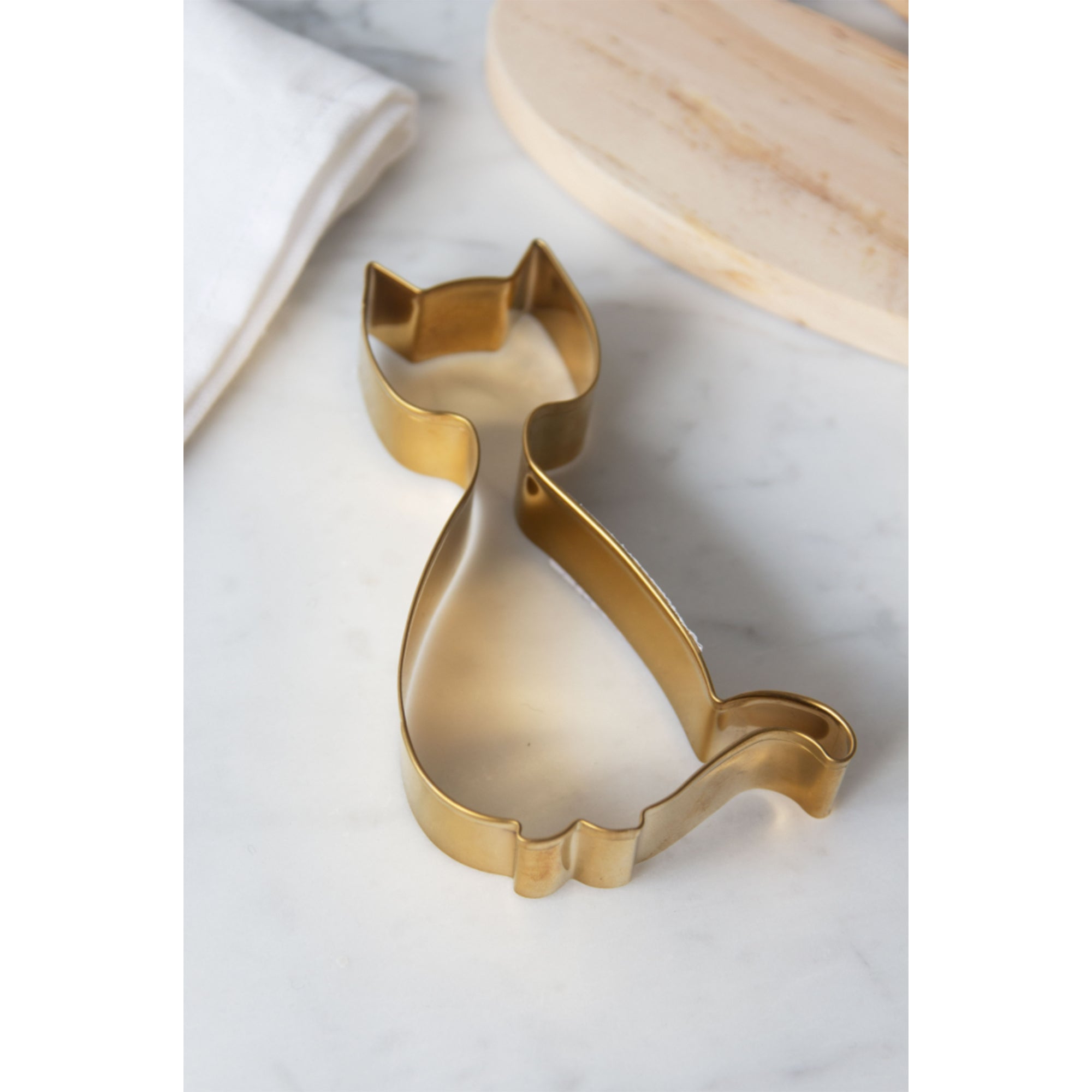 Cookie Cutter Cat Gold