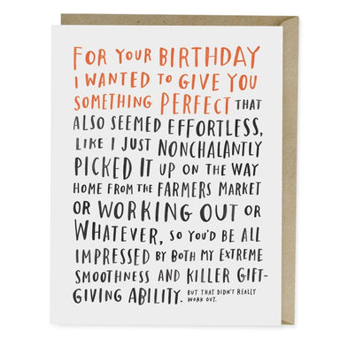 Awkward Birthday Card - Northlight Homestore