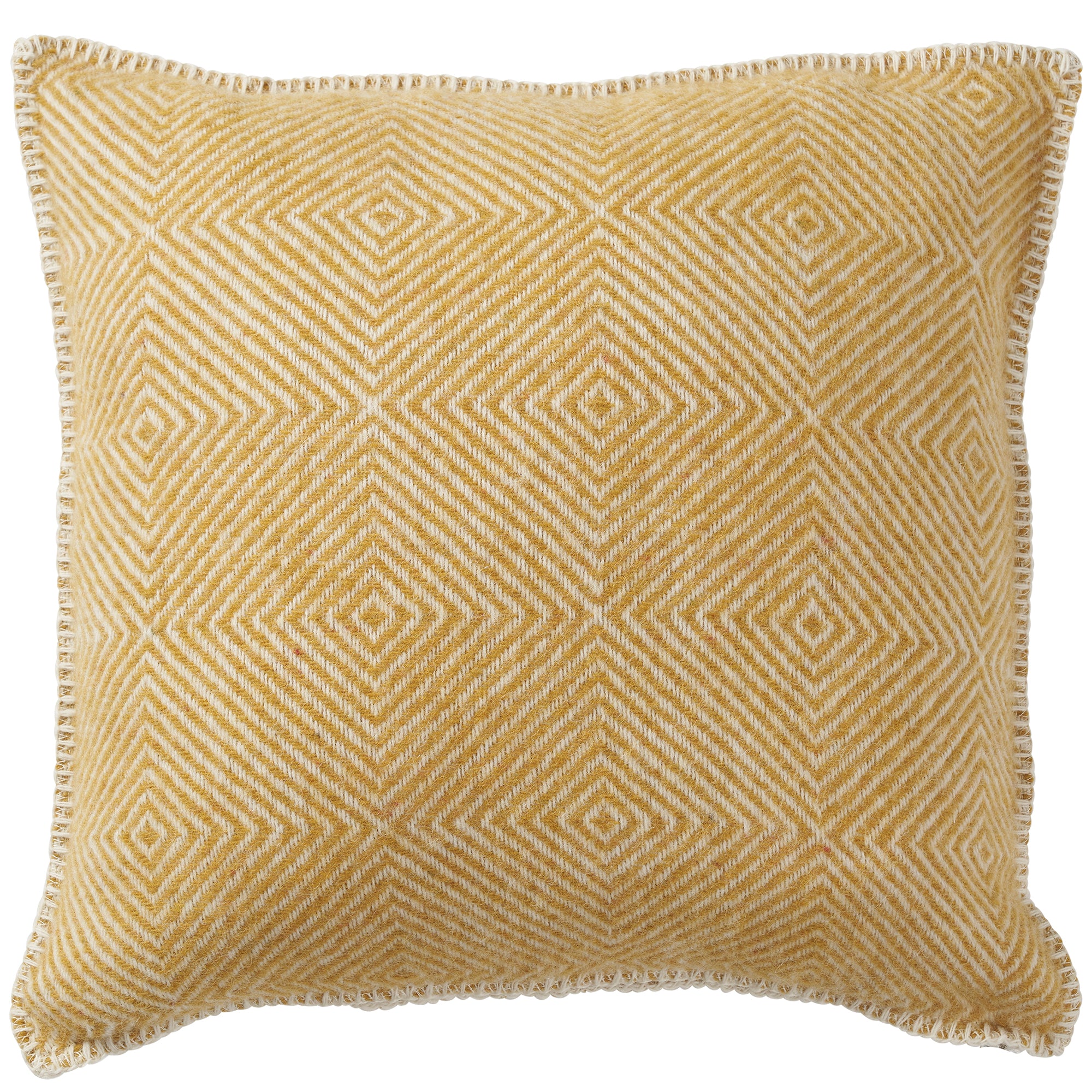 Gooseye Yellow 45x45cm Recycled Wool Cushion Cover