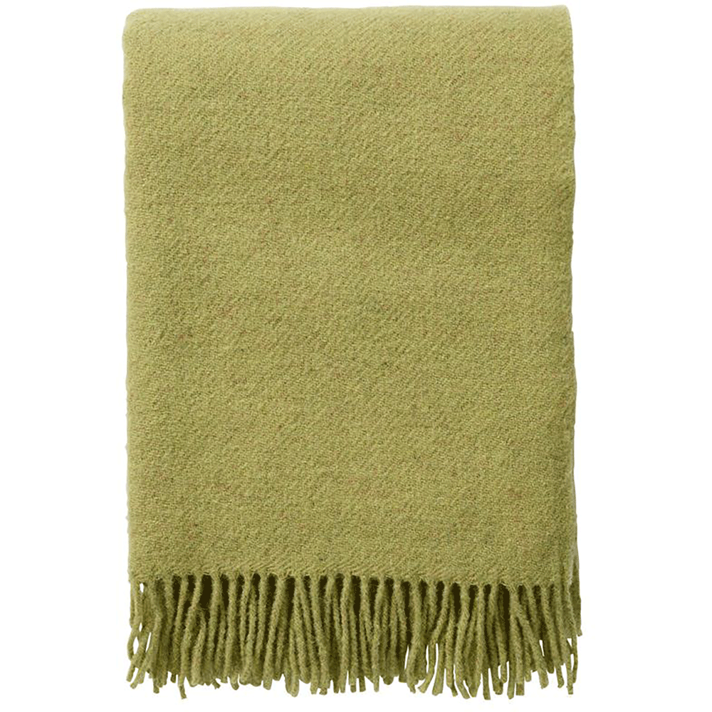 Earth Green Tea 130x200cm Recycled Wool Throw