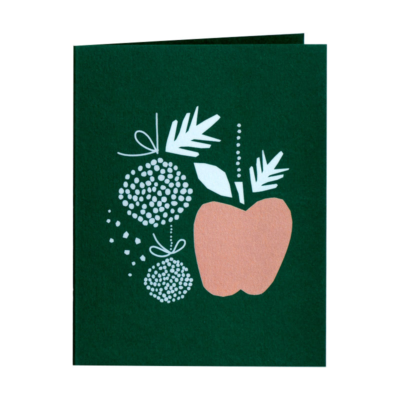 Festive Apple Card