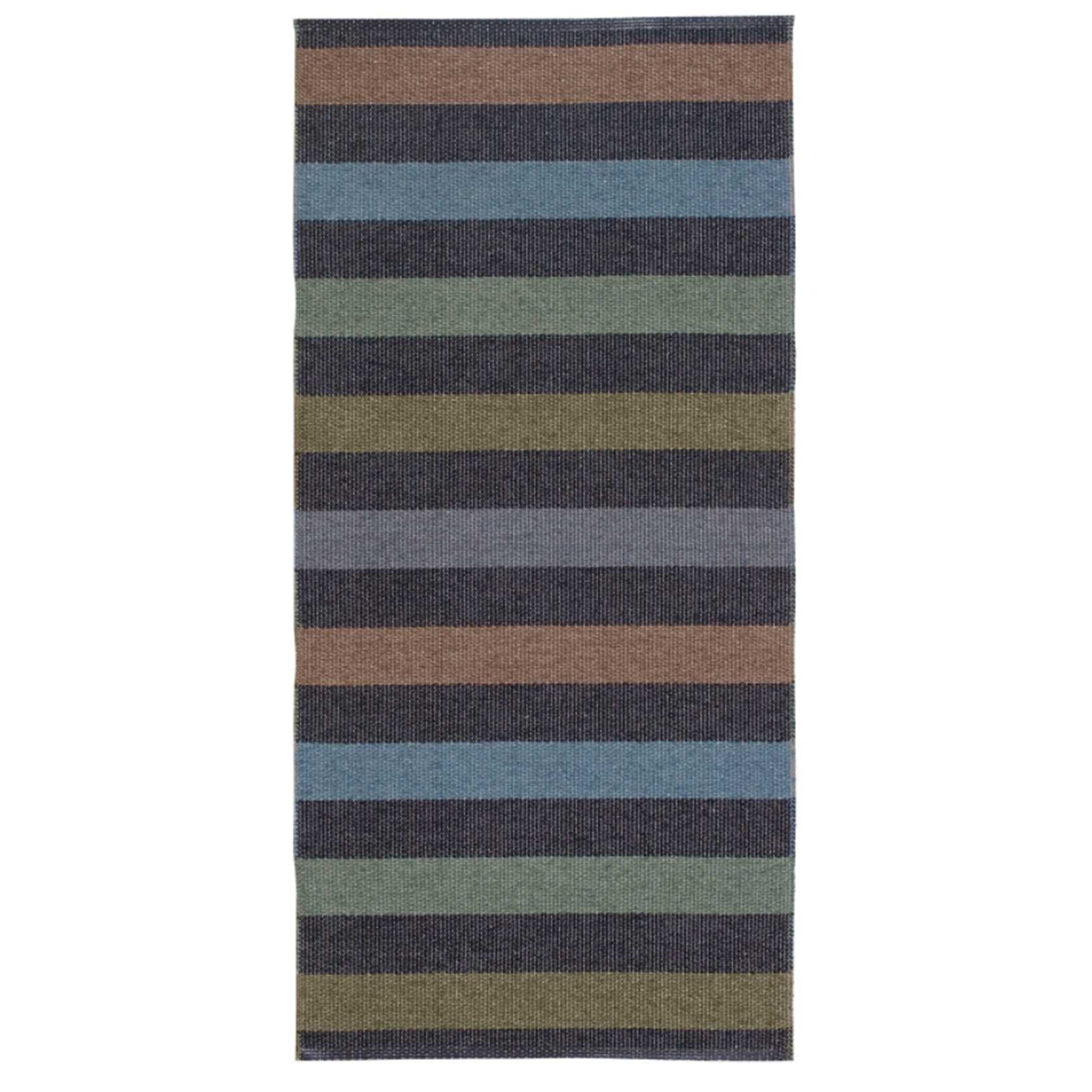 Happy Stripe Graphite Rug - Indoor and Outdoor