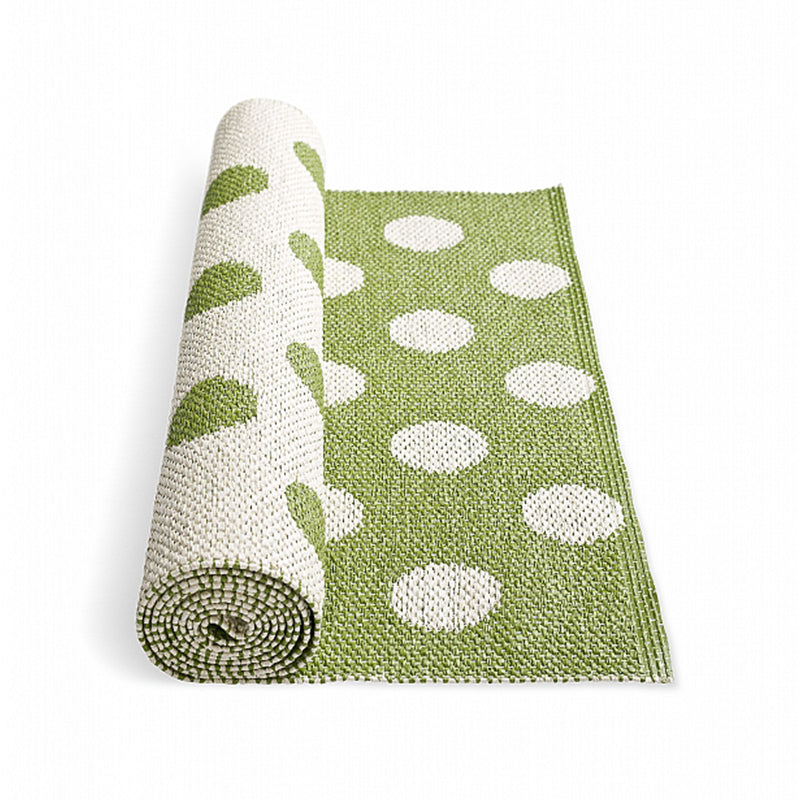 Happy Dot Green Rug - Indoor and Outdoor