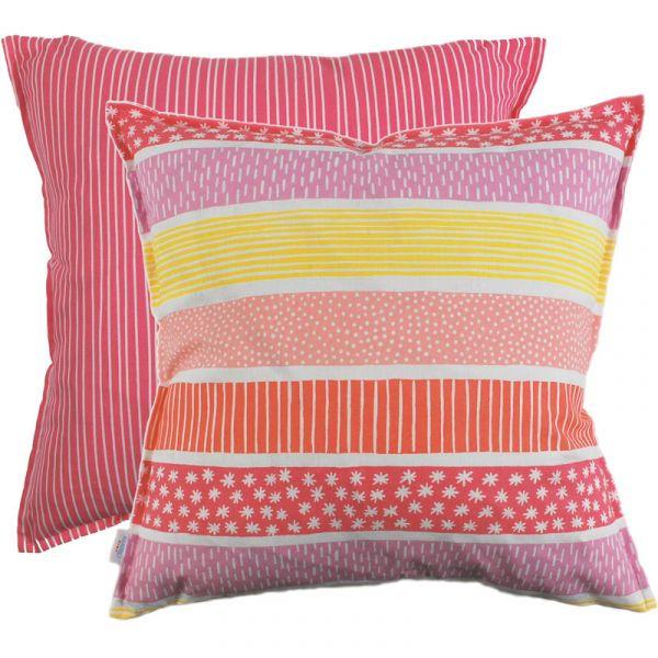Mizu Pink 48x48cm Cotton Cushion Cover