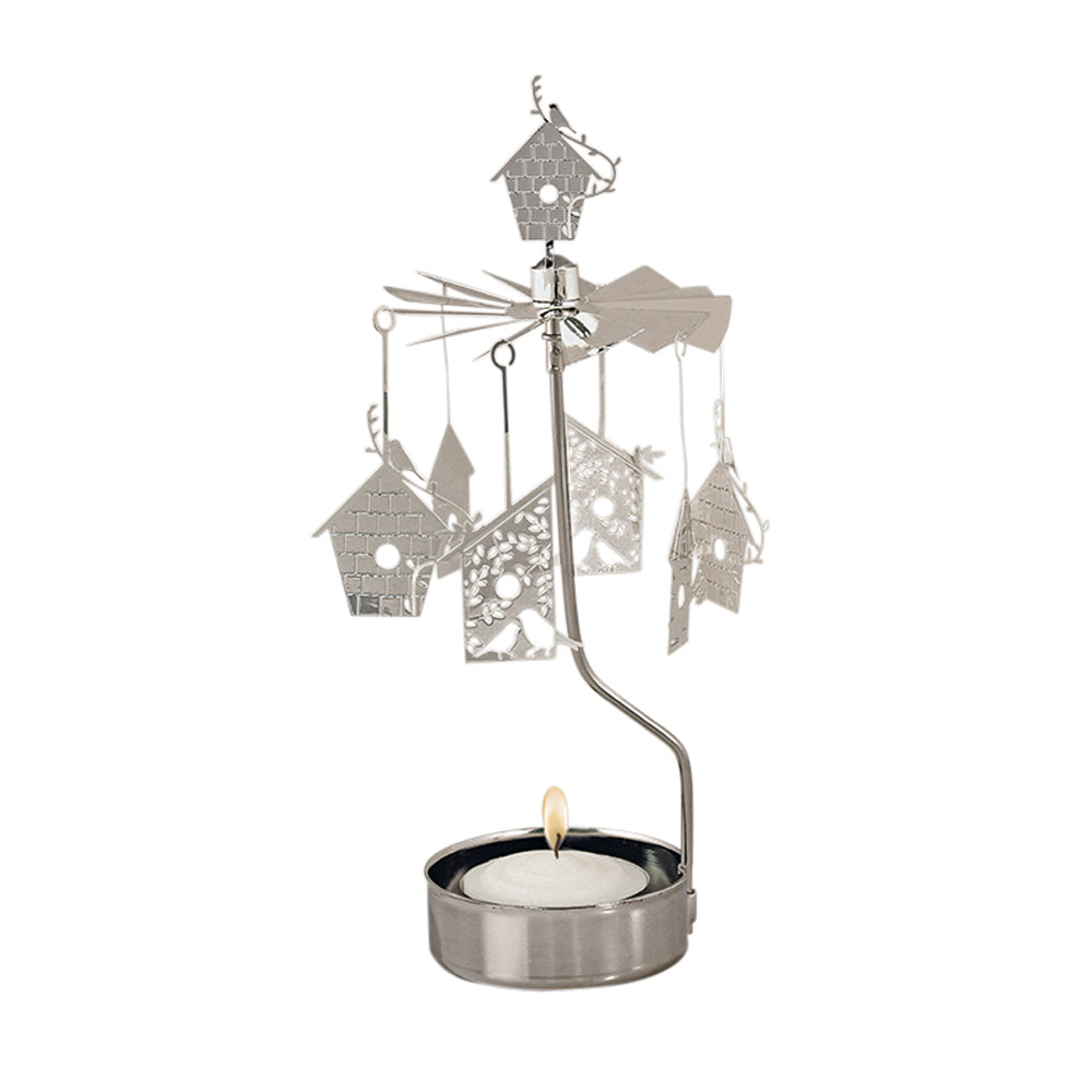 Bird House Rotary Candle Holder - Northlight Homestore