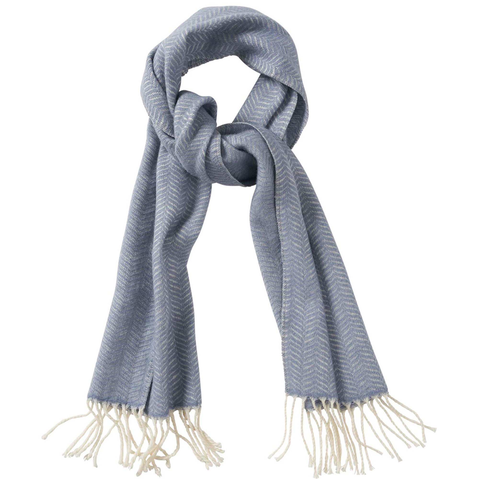 Tippy Blue Cashmere & Merino Scarf