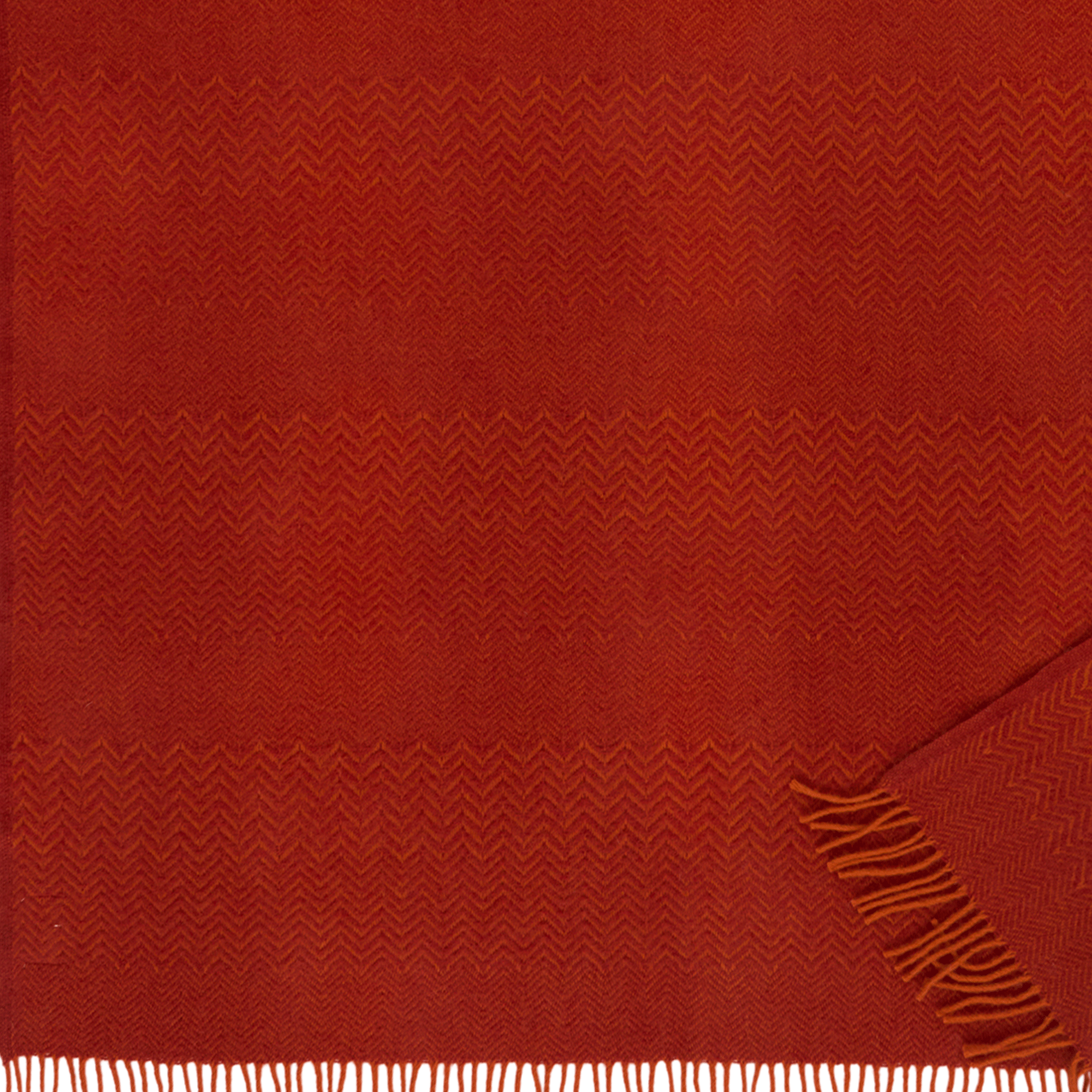 Zigzag Ruby 130x200cm Eco Lambswool Throw