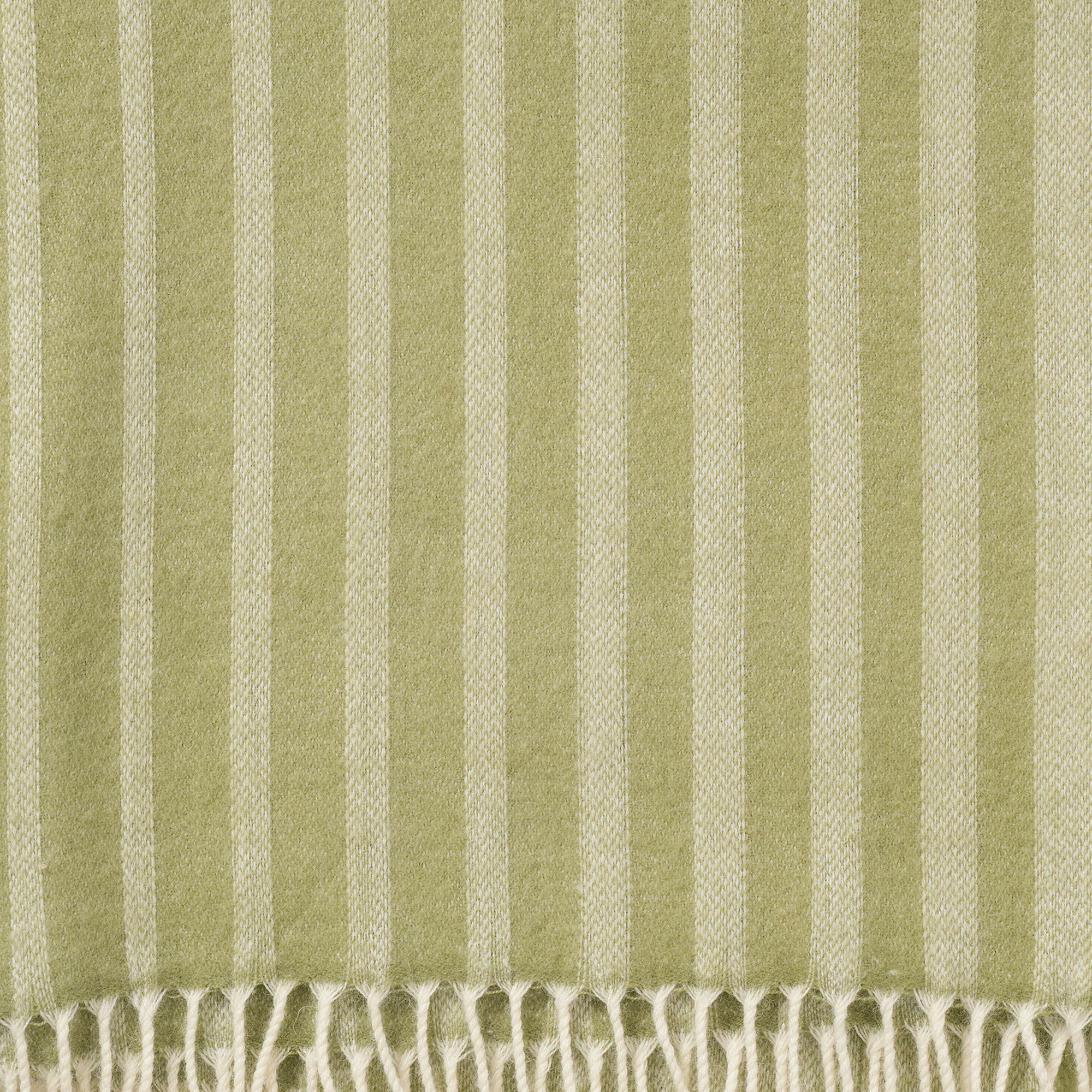 Irregular Stripes Olive 130x200cm Superfine Merino Throw