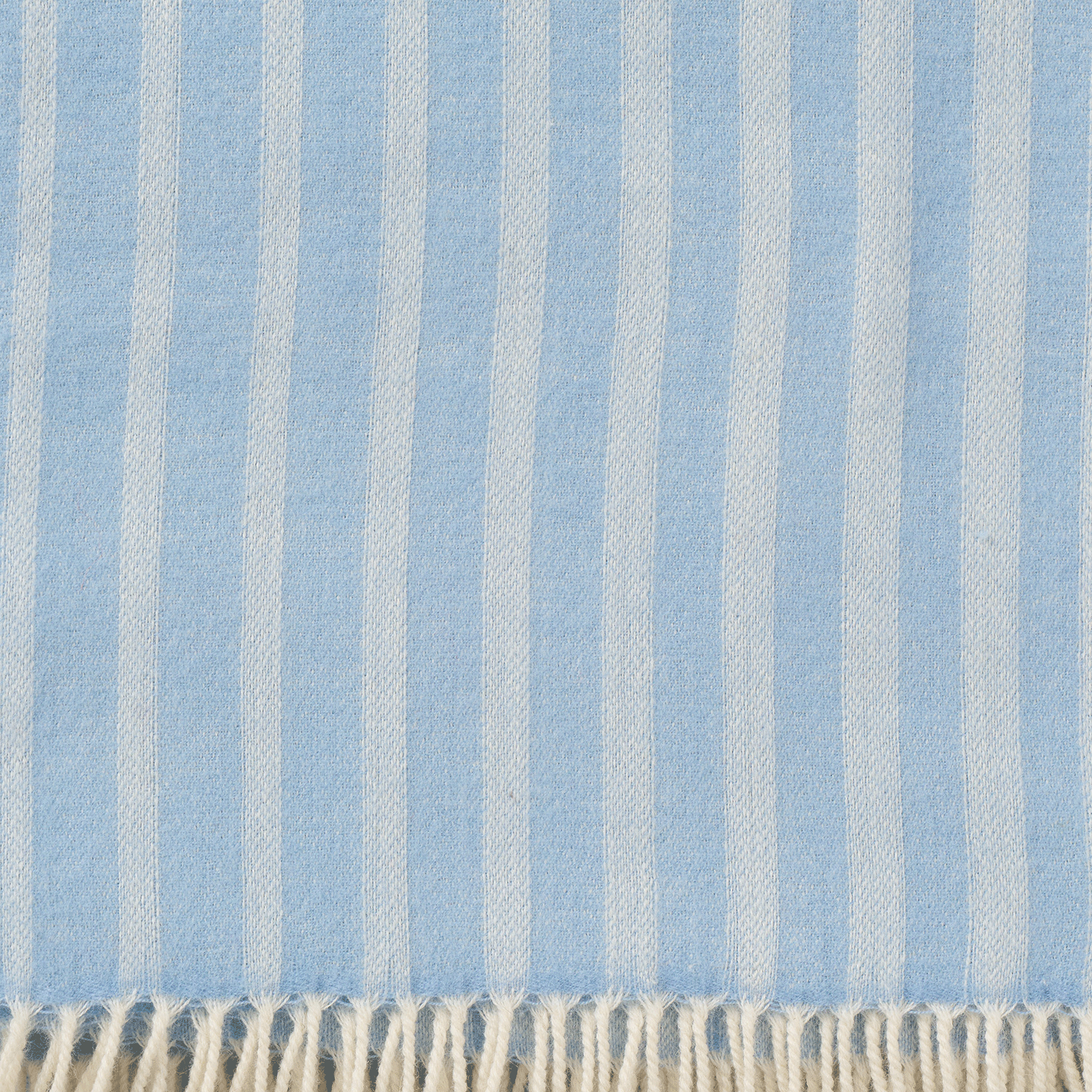 Irregular Stripes Infinity Blue 130x200cm Superfine Merino Throw