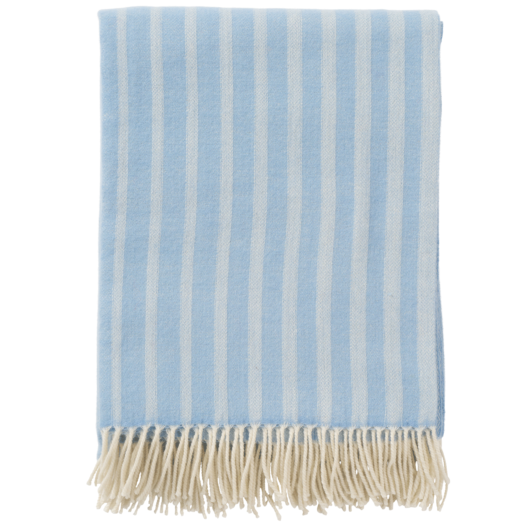 Irregular Stripes Infinity Blue 130x200cm Superfine Merino Throw