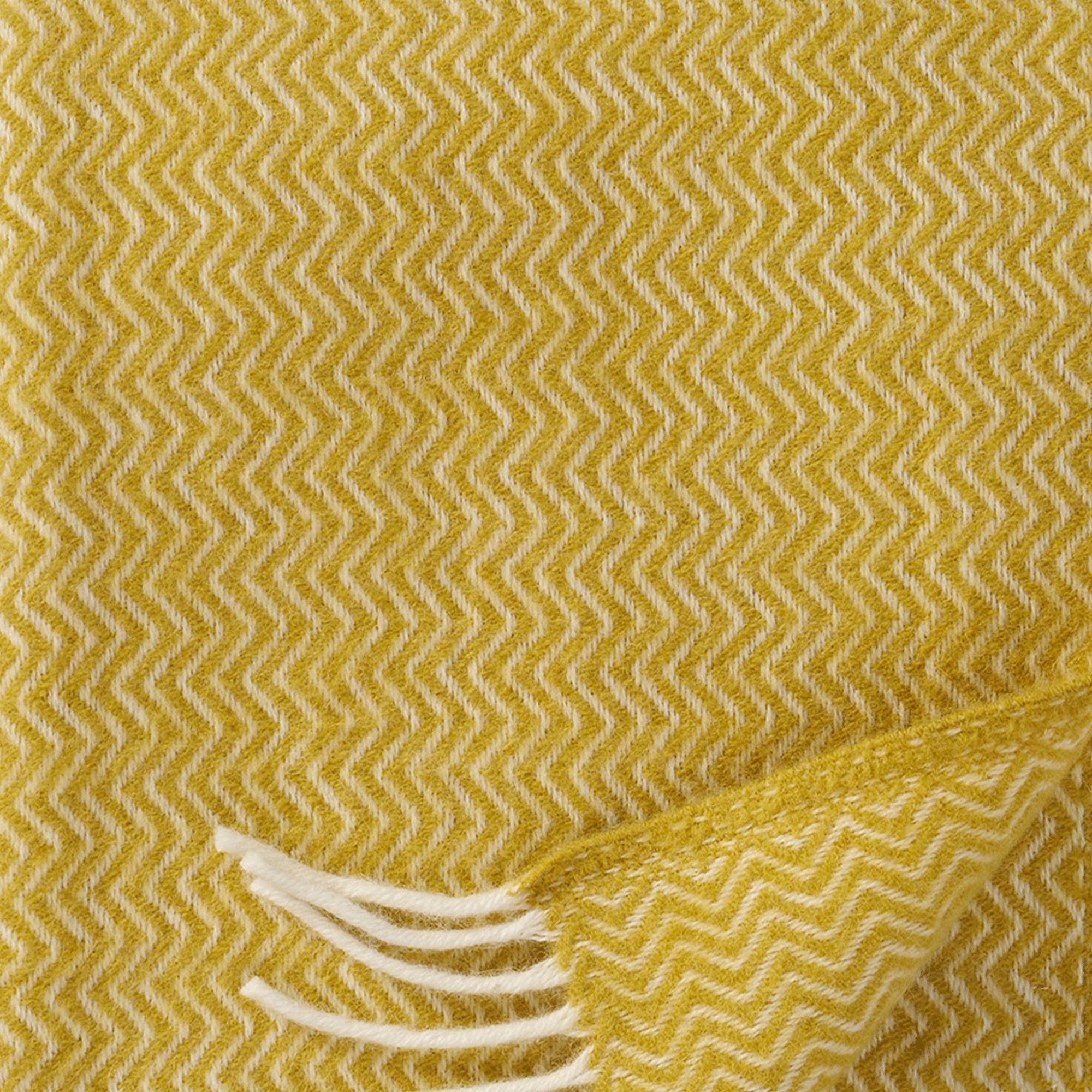 Sorbet Banana 130x200cm Lambswool Throw