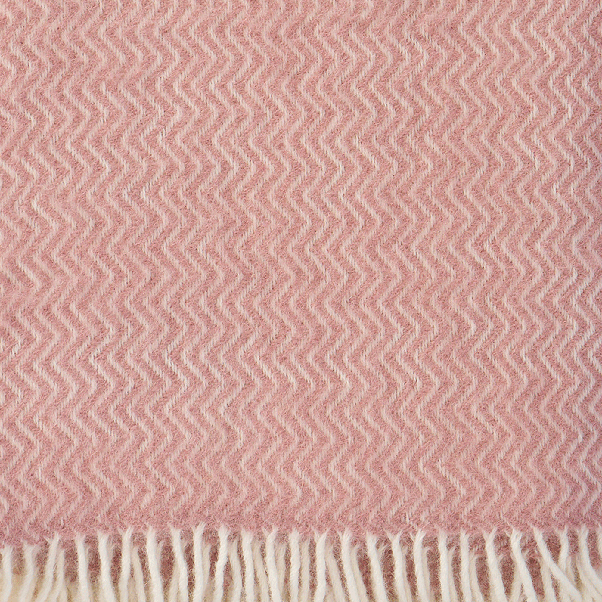 Sorbet Powder Pink 130x200cm Lambswool Throw