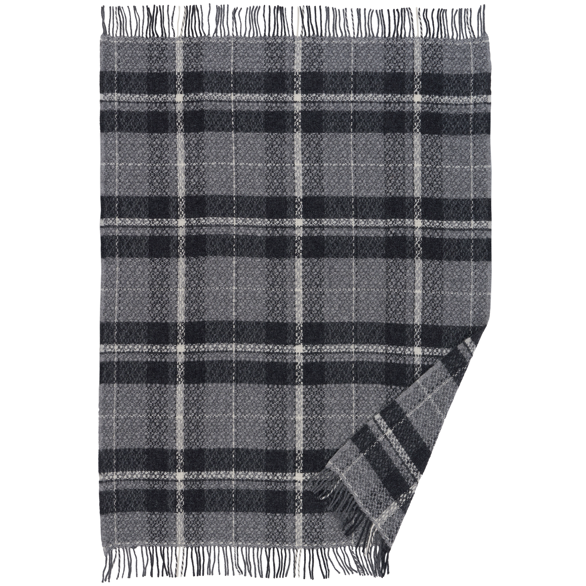 Snuggle Grey 130x200cm Lambswool Throw