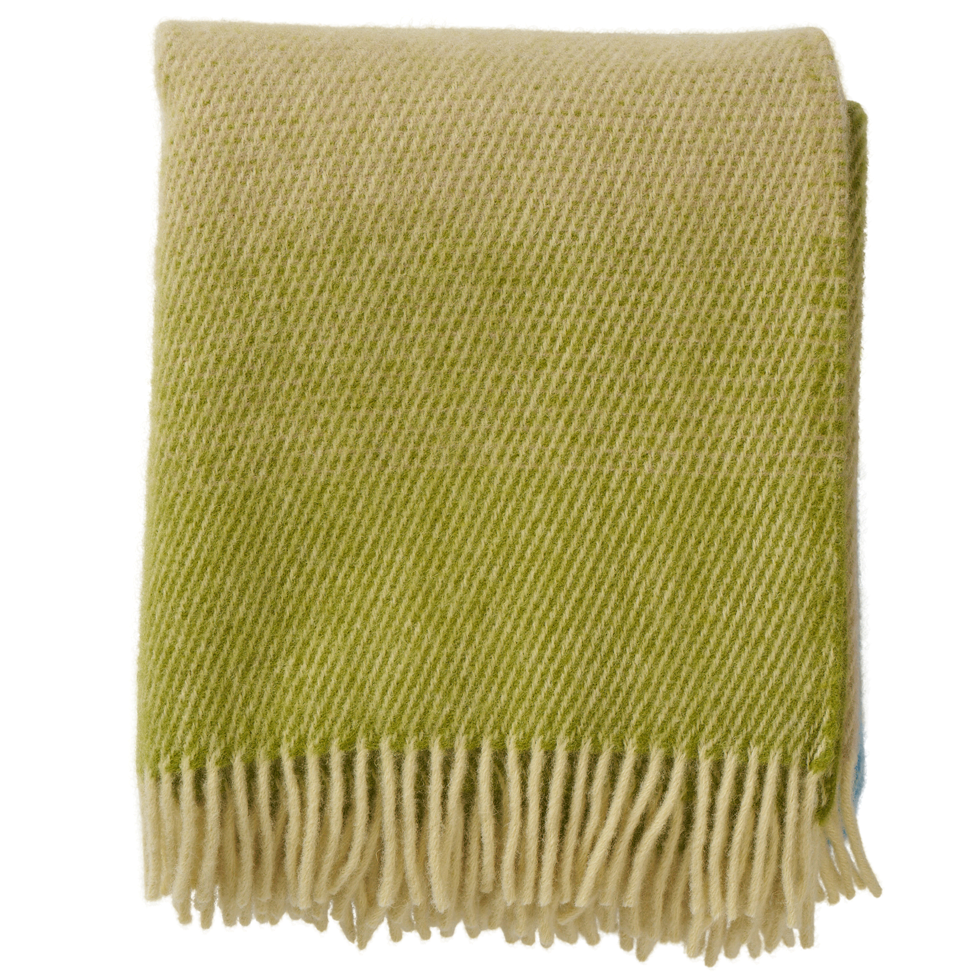 Aurora Greenish Blue 130x200cm Eco Lambswool Throw