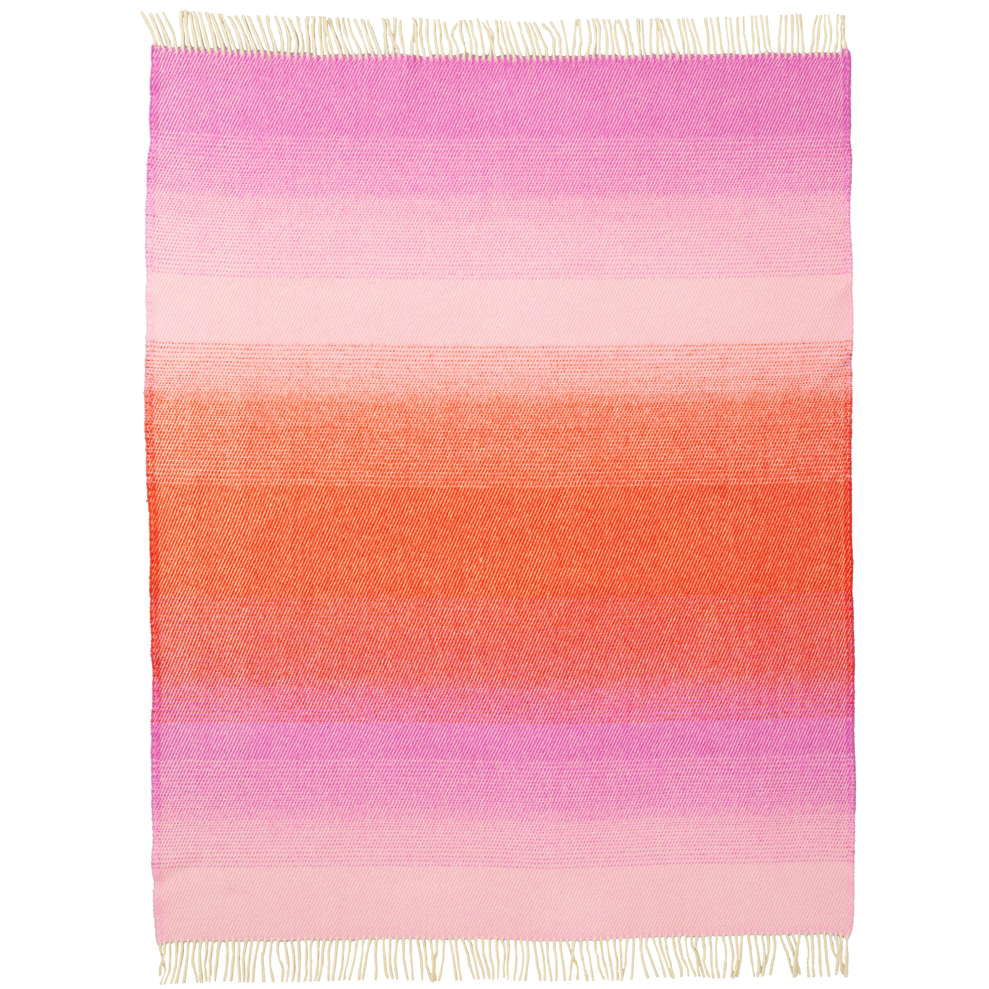 Aurora Reddish Pink 130x200cm Eco Lambswool Throw
