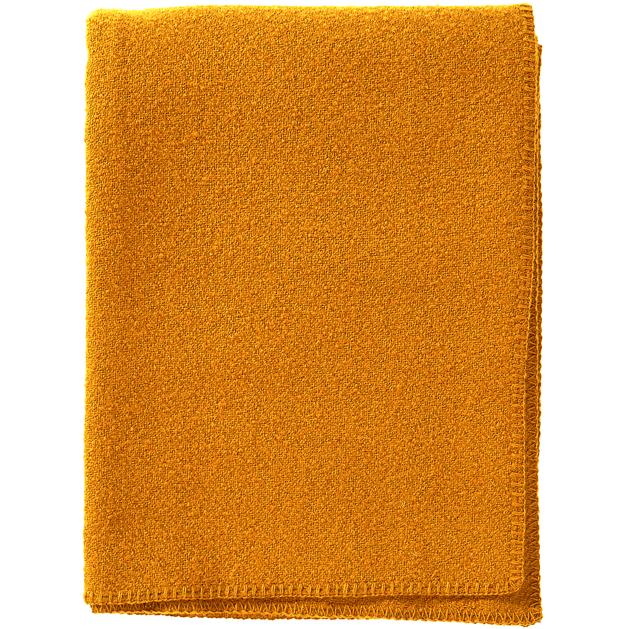 Bouclé Ochre 140x180cm Pure Wool Throw