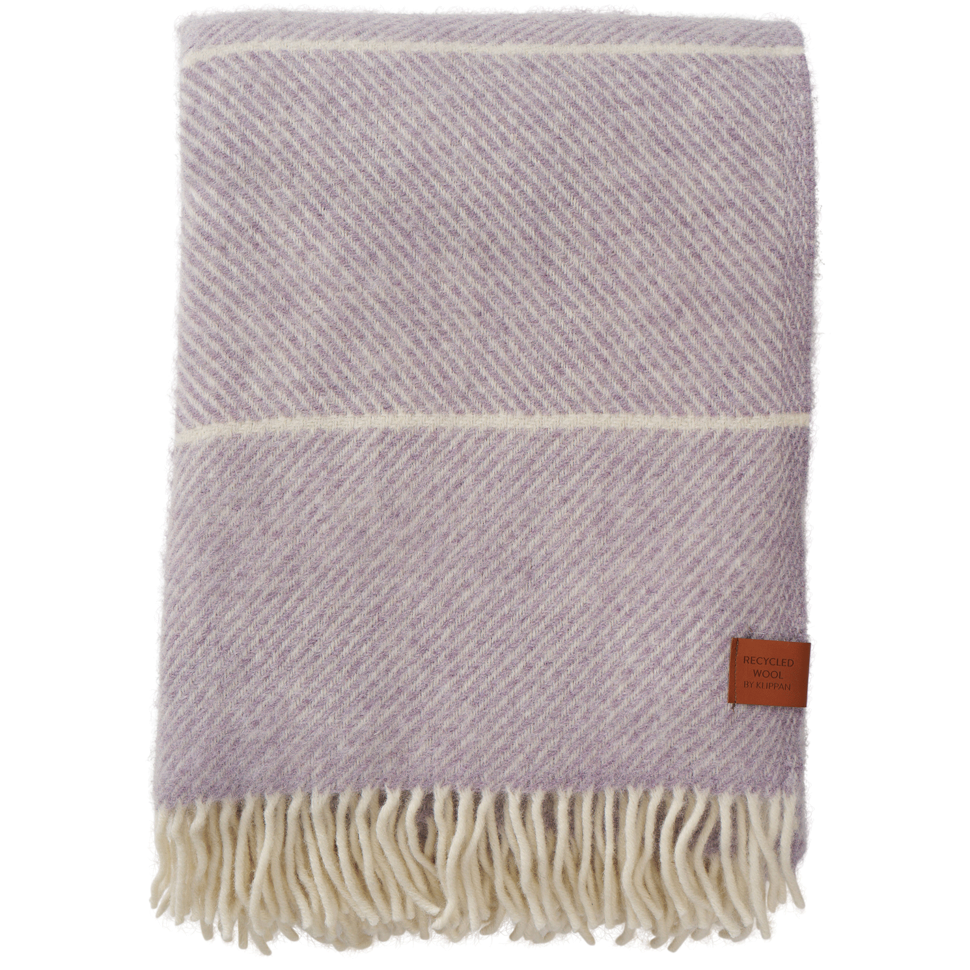 Frank Lilac Grey 130x180cm Recycled Wool Throw