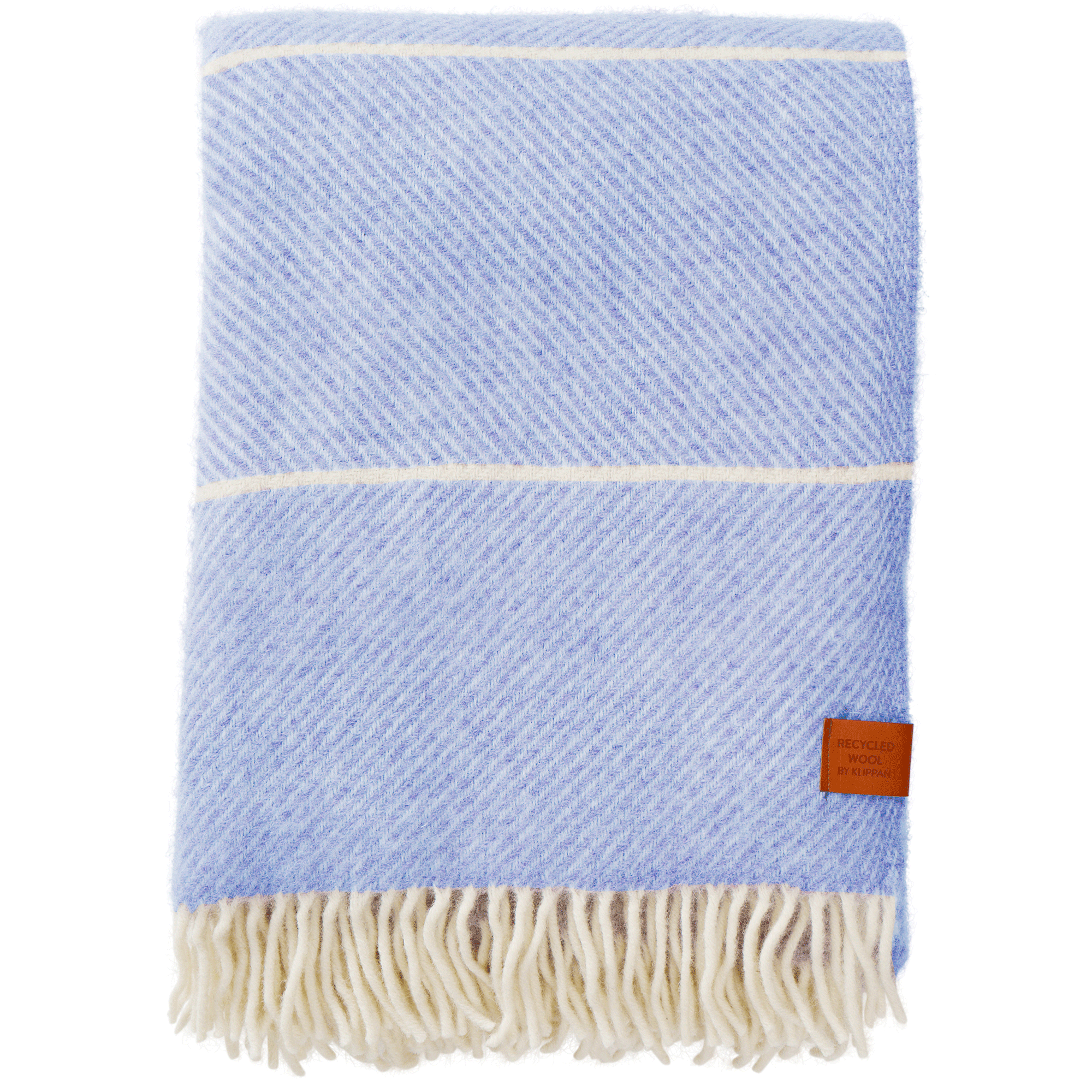 Frank Infinity Blue 130x180cm Recycled Wool Throw