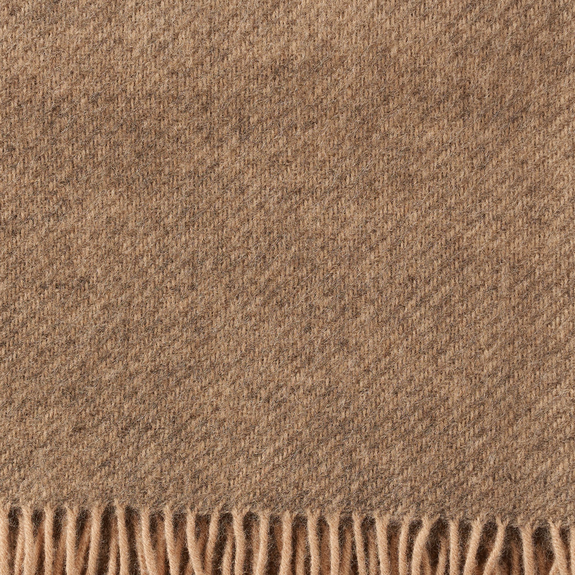 Gotland Beige 130x200cm Brushed Wool Throw