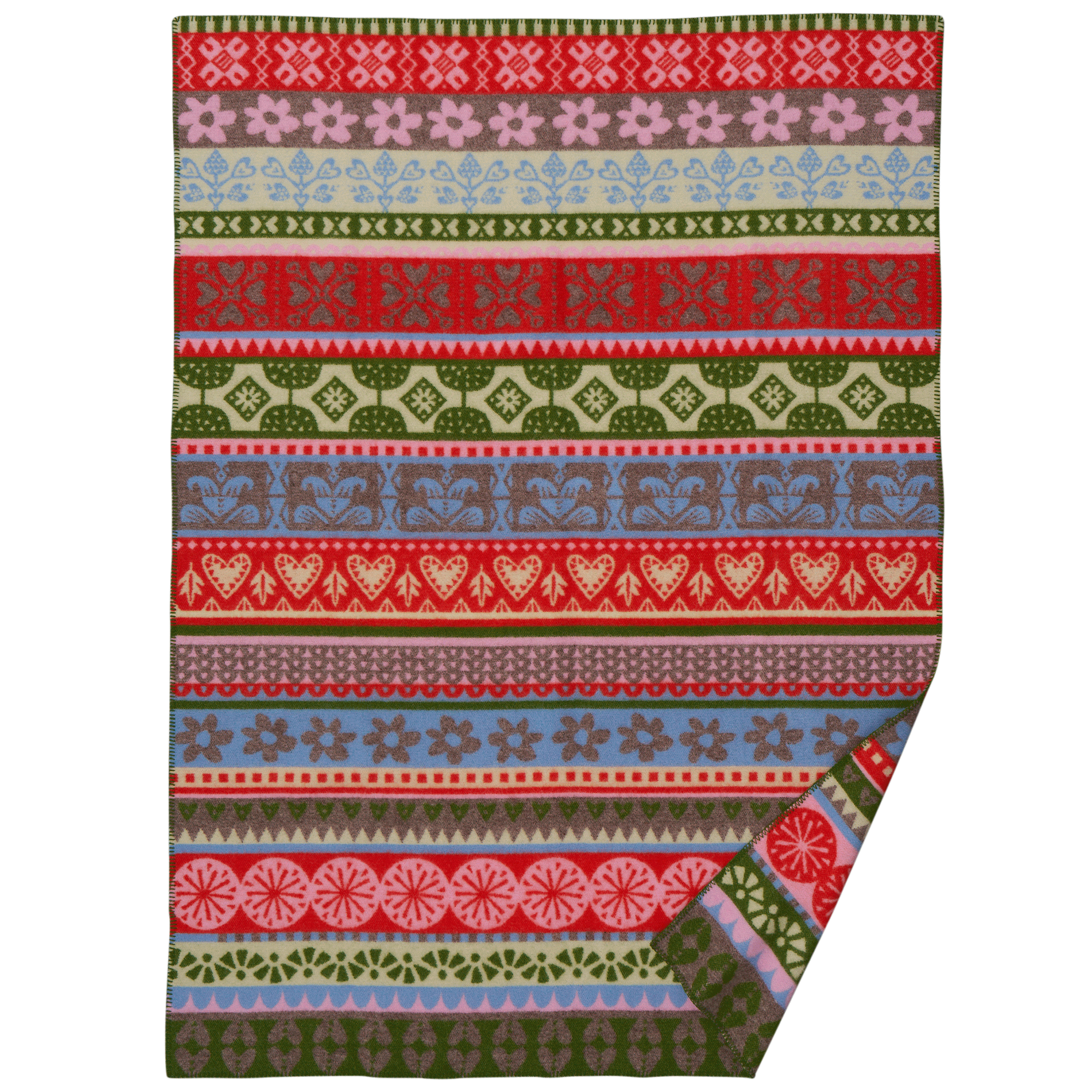 Arvidsjaur 130x180cm Woven Eco Lambswool Blanket