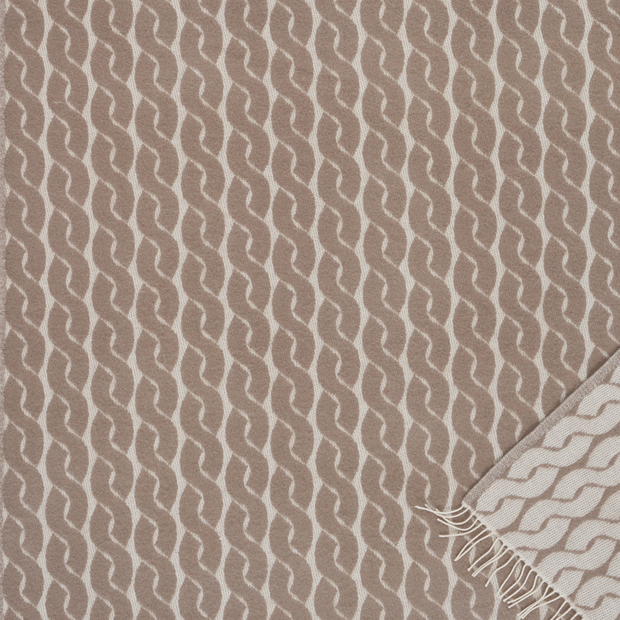 Knit Sand 130x180cm Lambswool Blanket