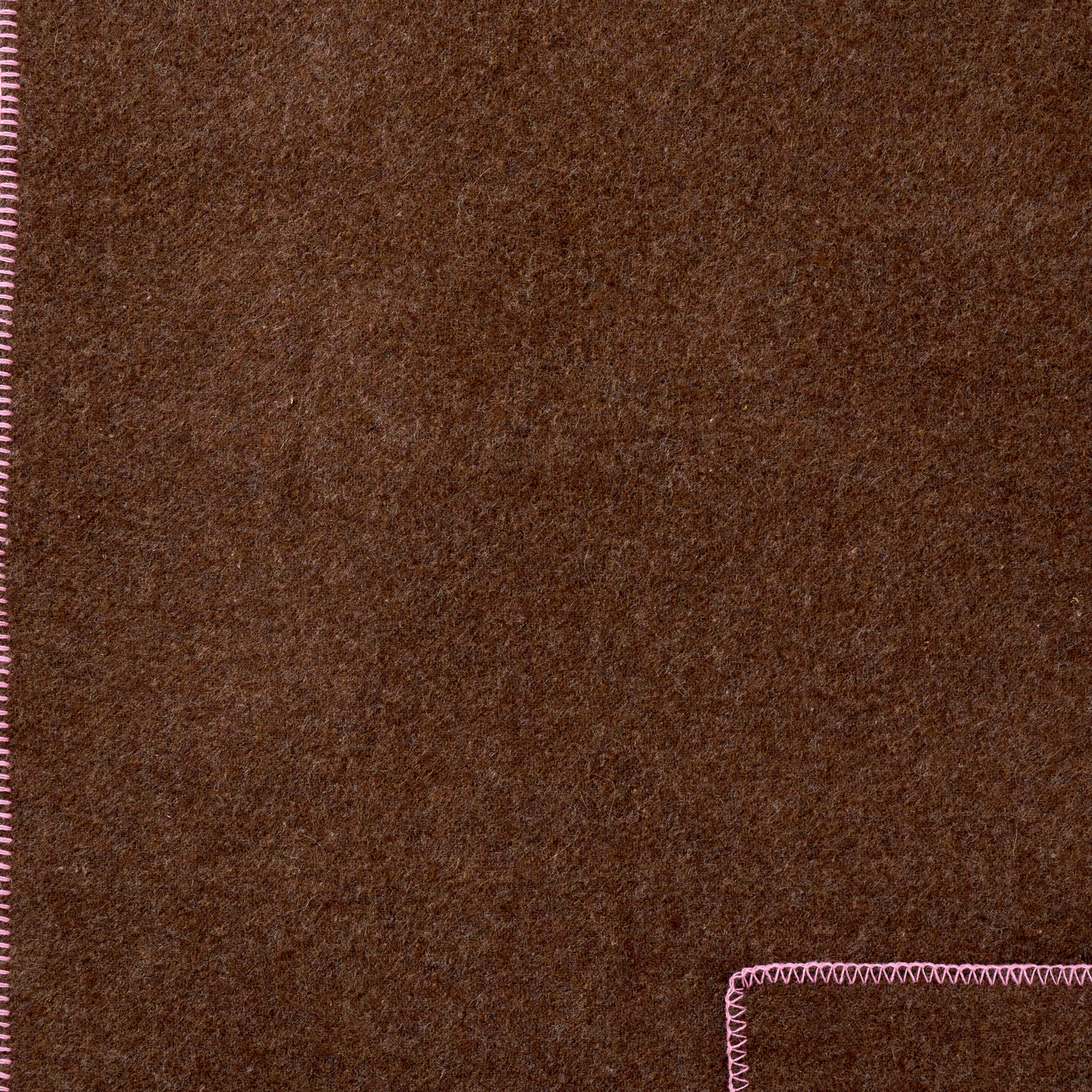 Cozy Baby Walnut & Pink 65x90cm New and Recycled Lambs Wool  Throw