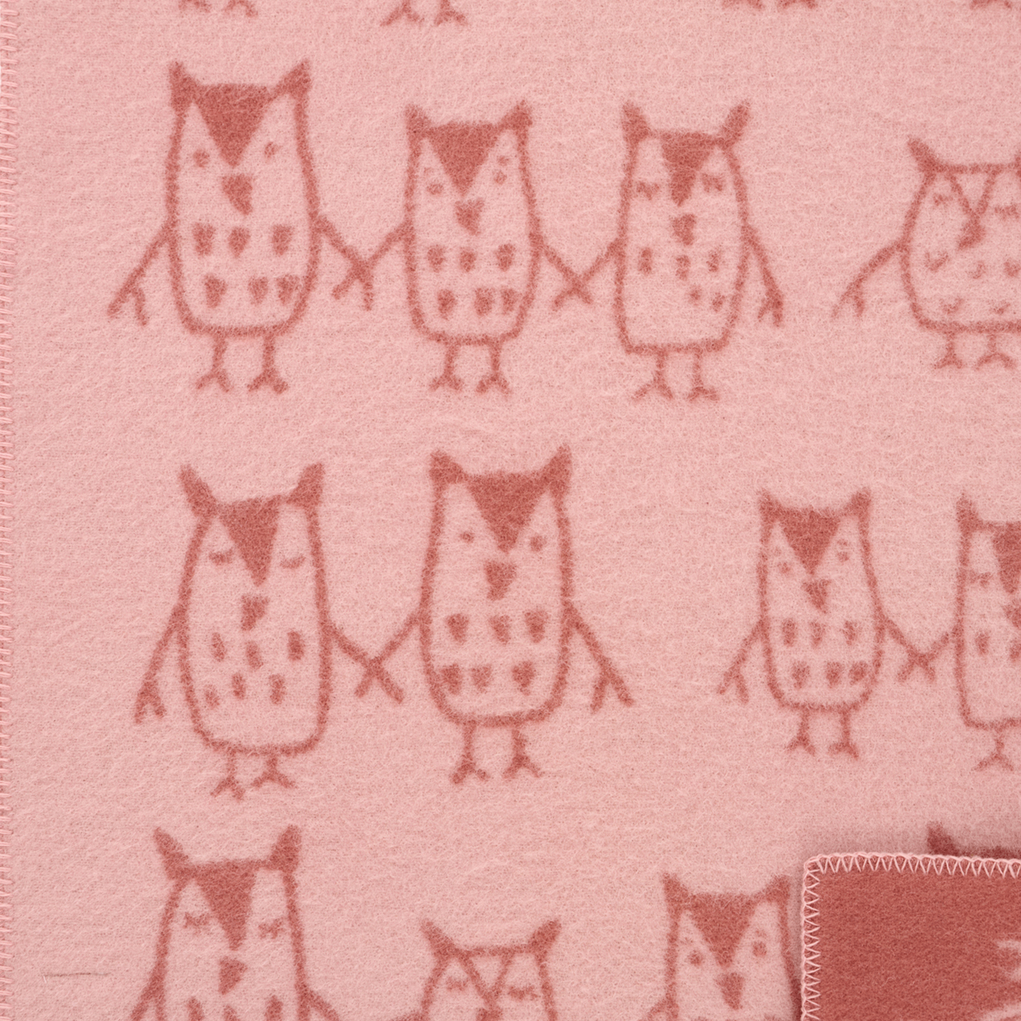 Hand in Hand Rose Brown 65x90cm Eco Lambswool Blanket