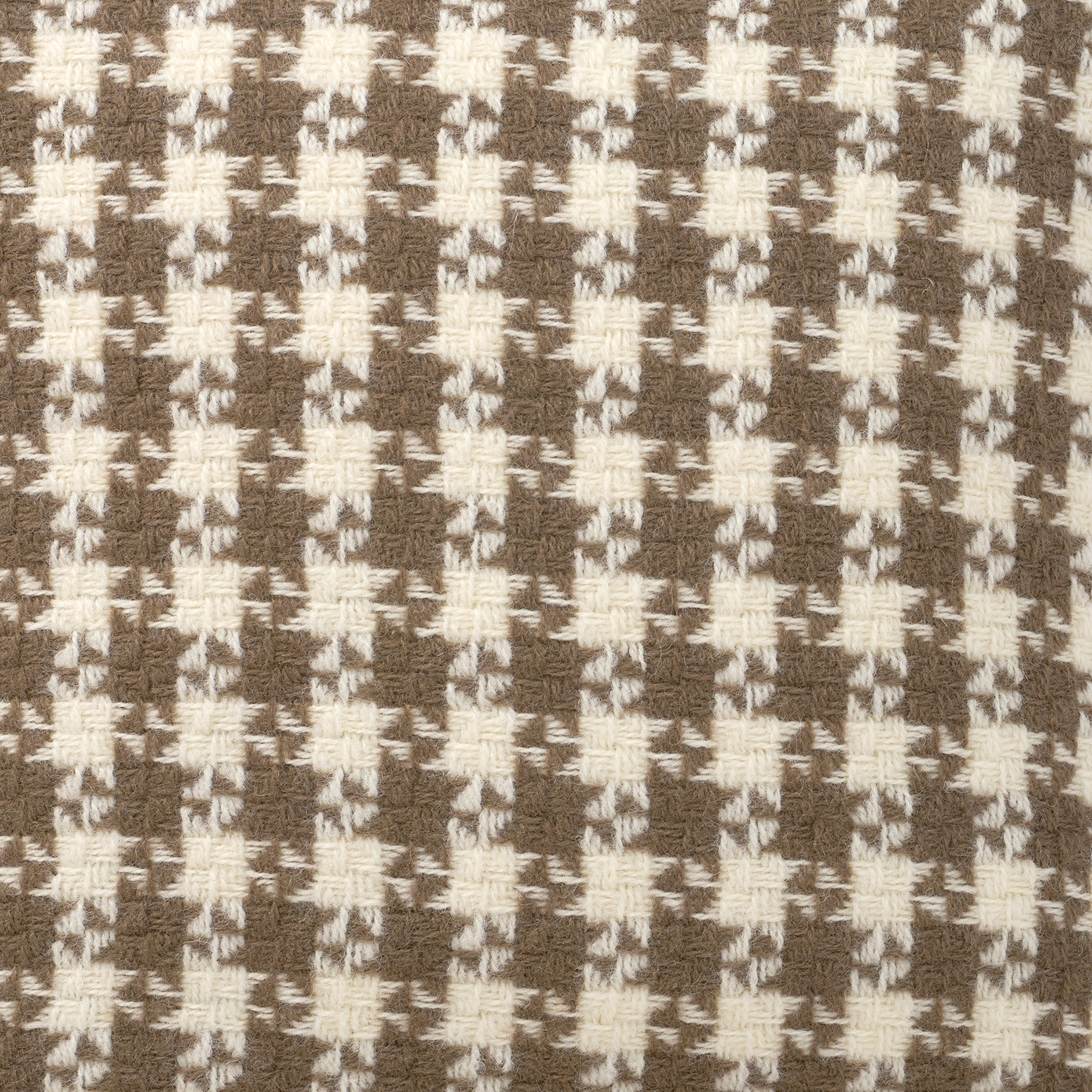 Dogtooth Mud 45x45cm Lambswool Cushion Cover