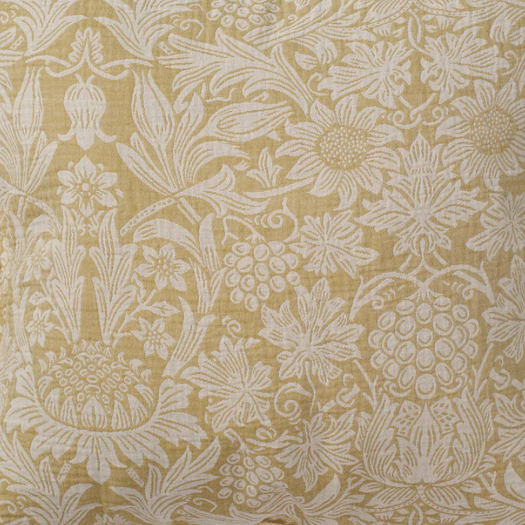 Sunflower Frill Golden 50x50cm Cotton Cushion Cover