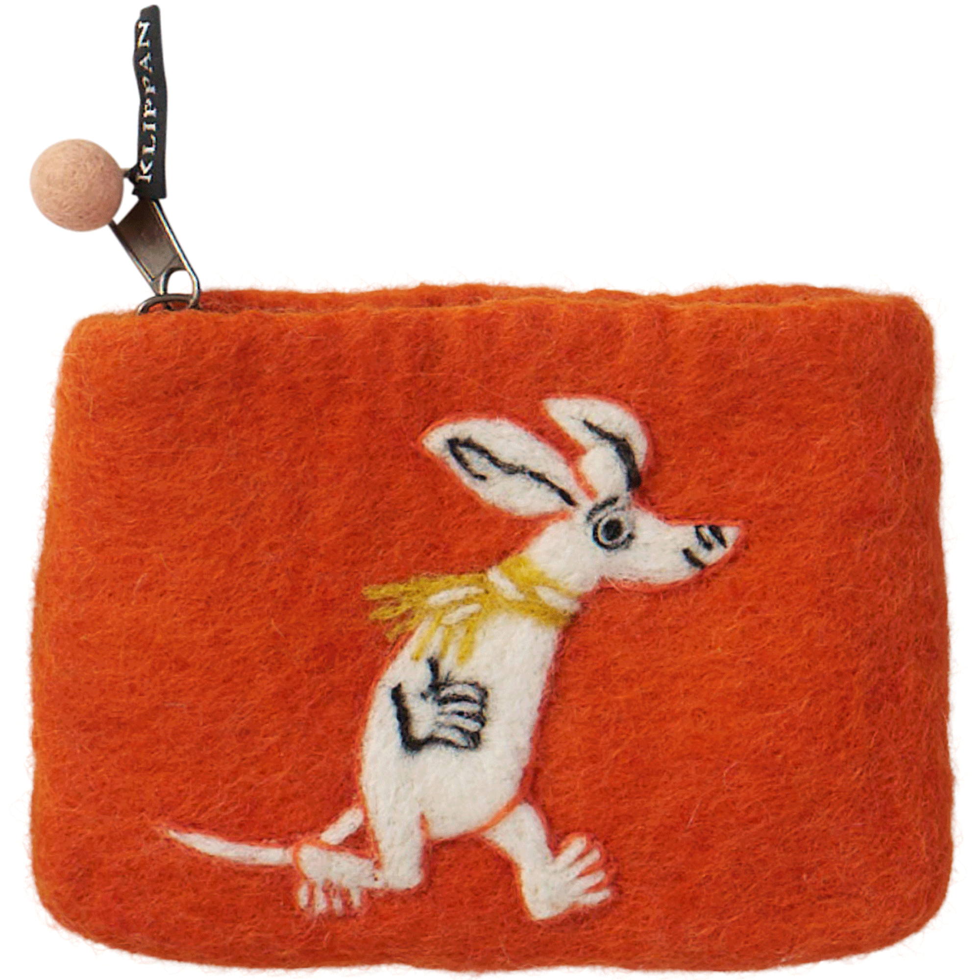 Felt Purse Sniff Orange
