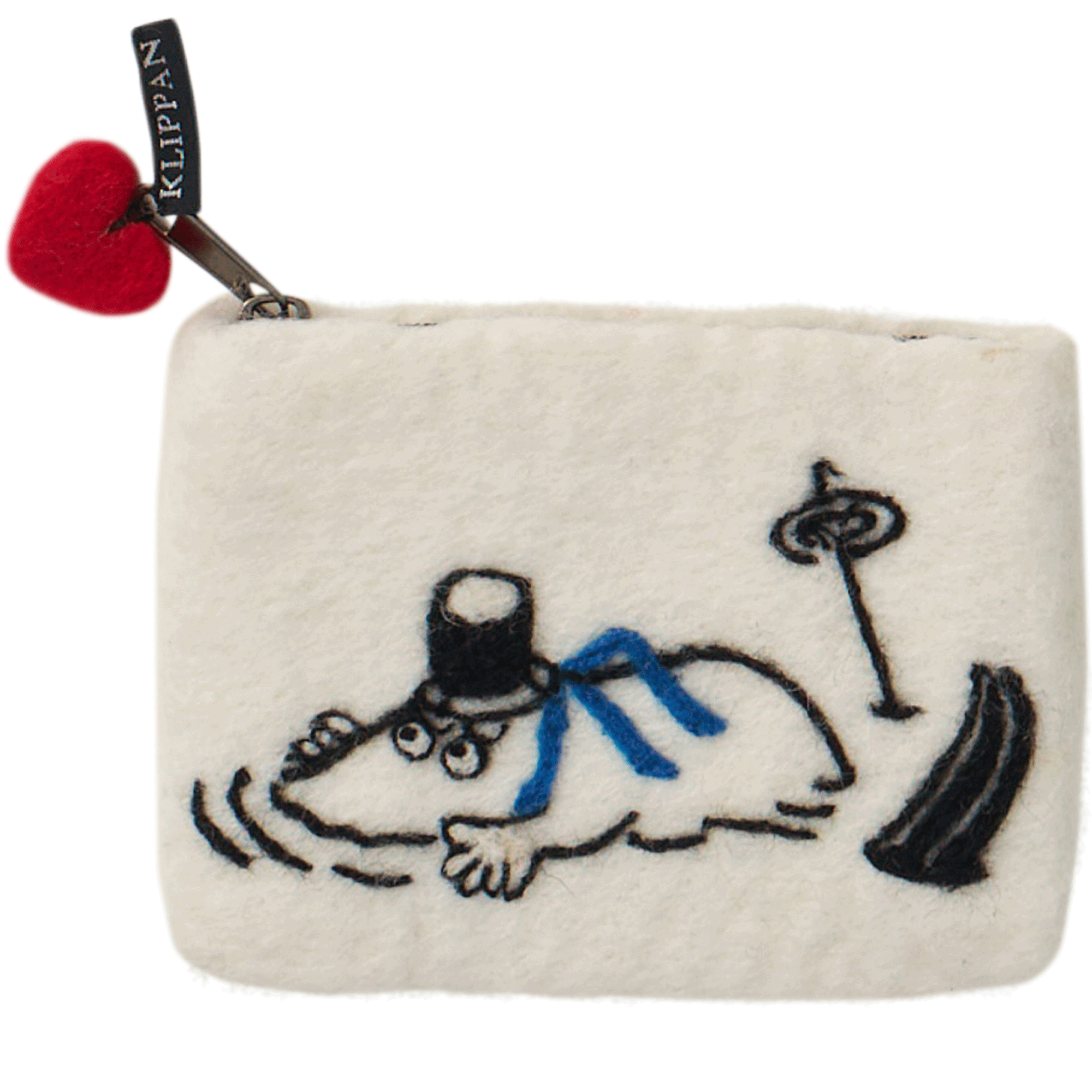 Felt Purse Moomin Father Skiing